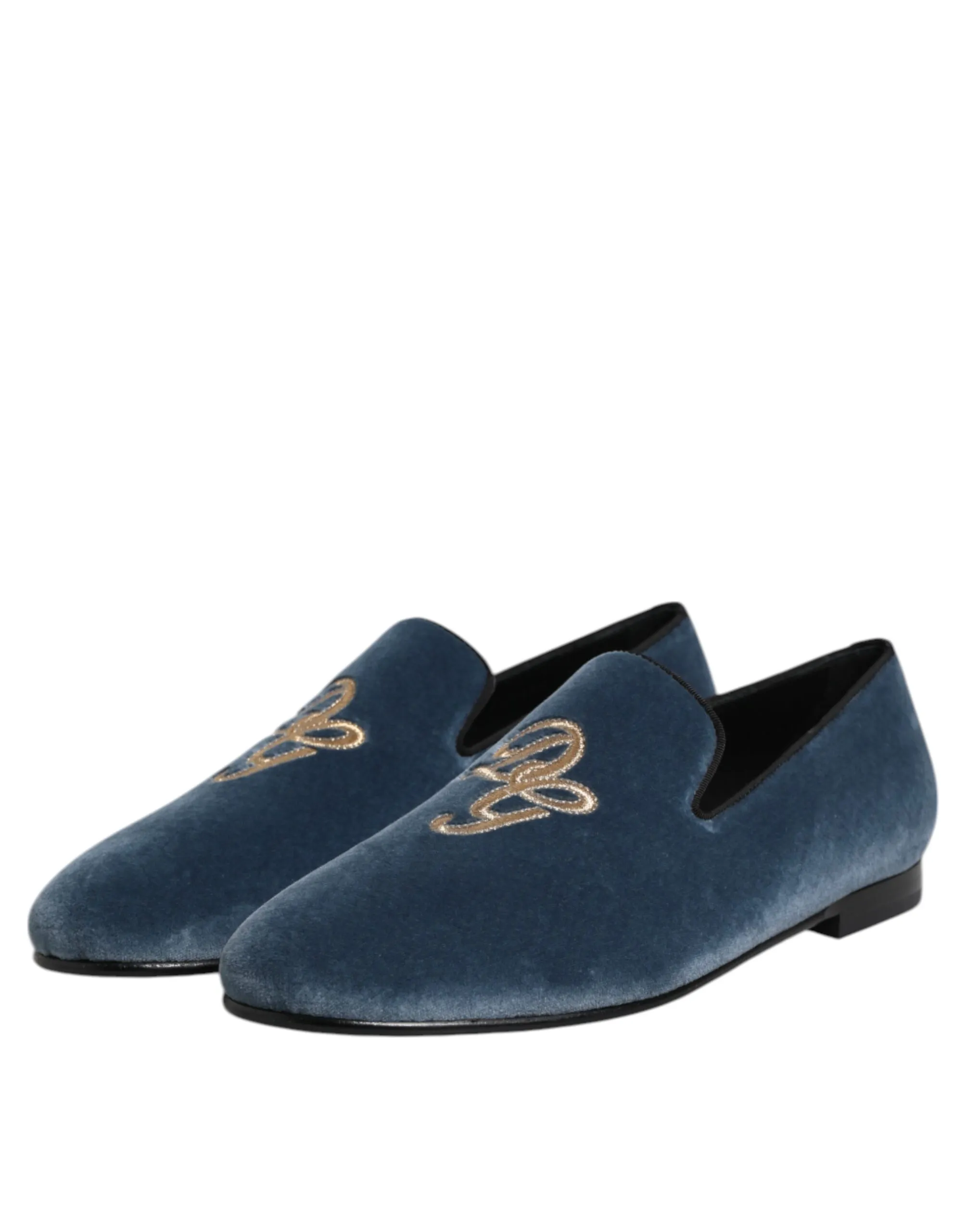 Velvet DG Logo Loafers Formal Men's Shoes - Dolce & Gabbana - Modalova