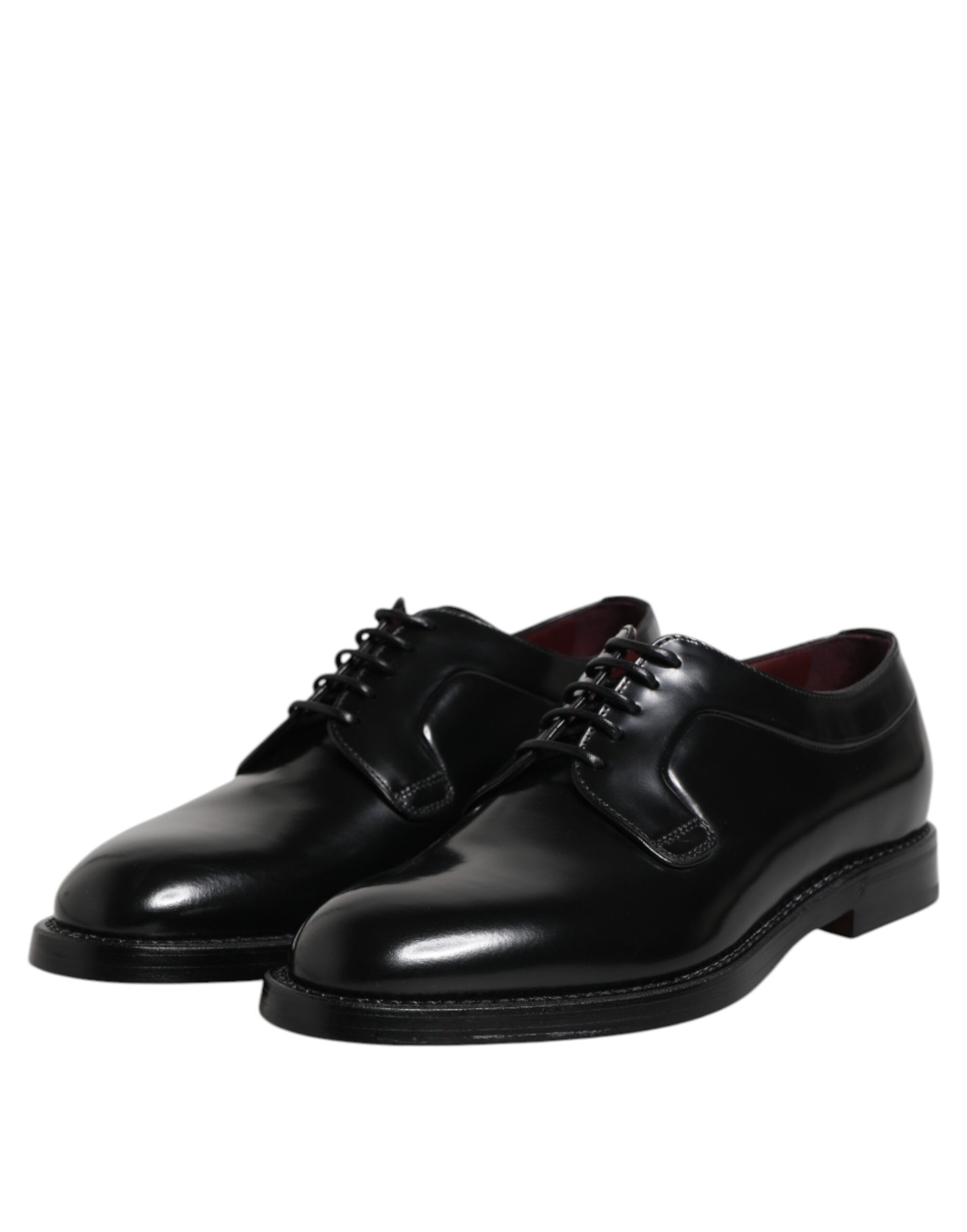 Leather Lace Up Derby Dress Formal Men's Shoes - Dolce & Gabbana - Modalova