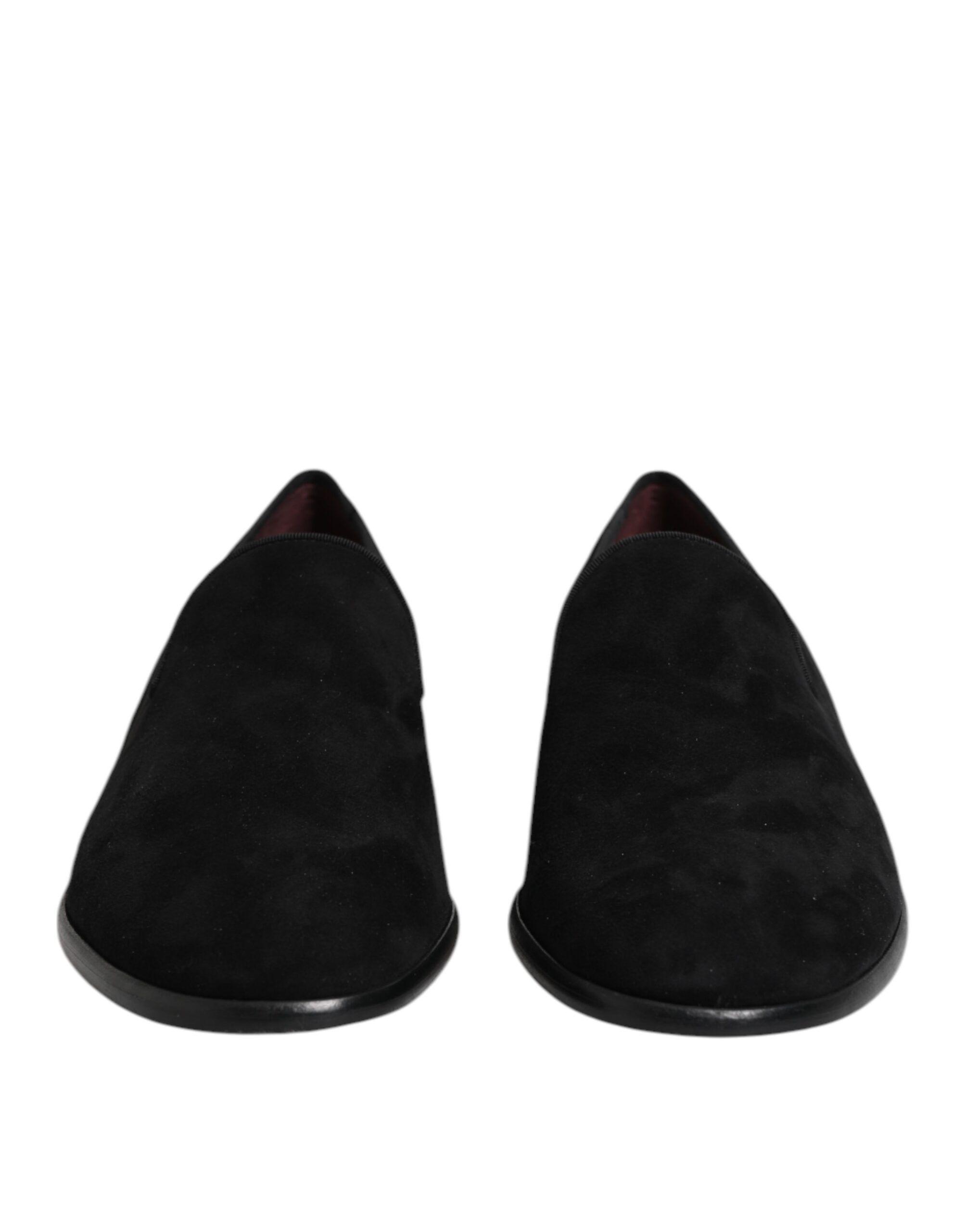 Suede Slip On Loafers Formal Men's Shoes - Dolce & Gabbana - Modalova