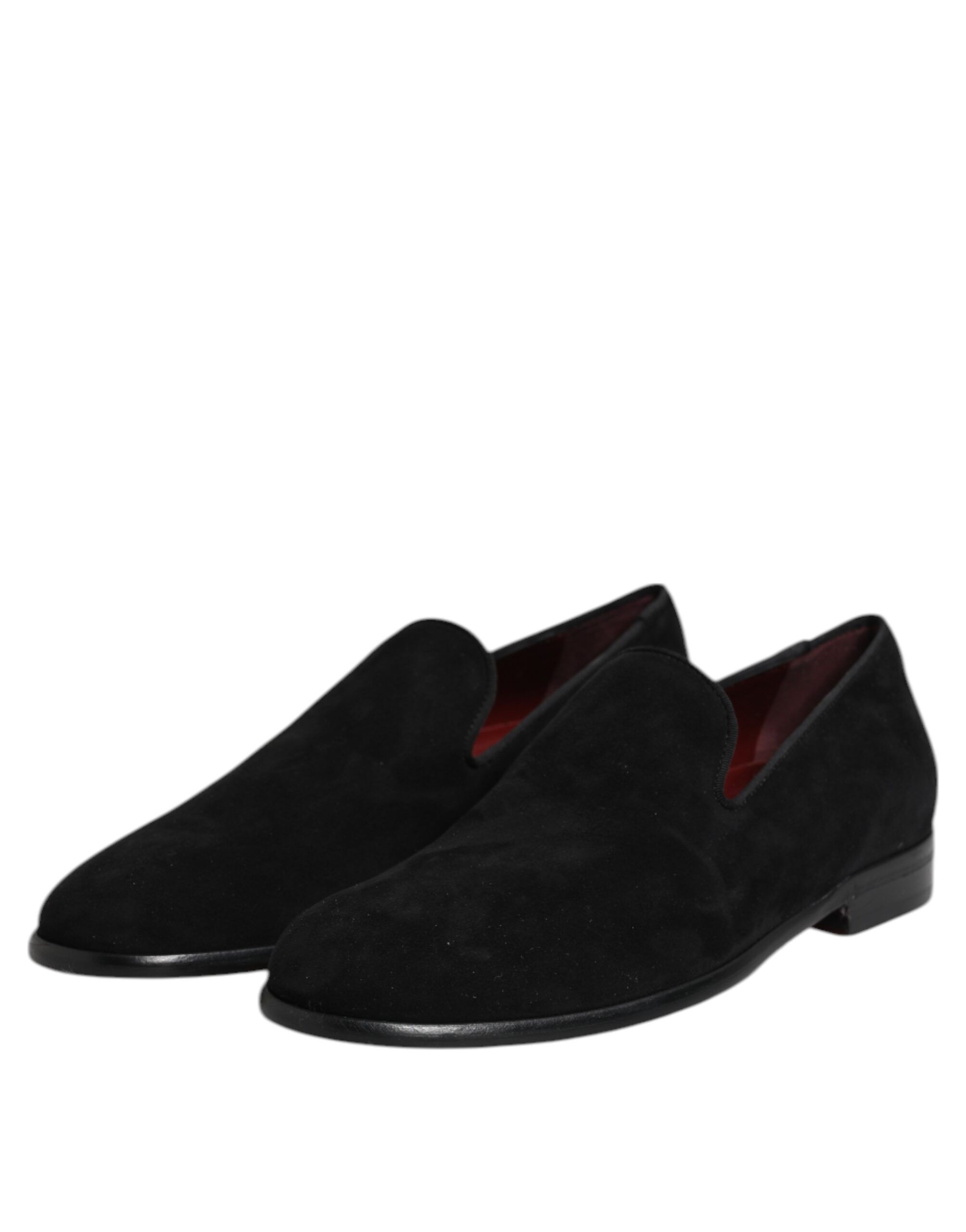 Suede Slip On Loafers Formal Men's Shoes - Dolce & Gabbana - Modalova