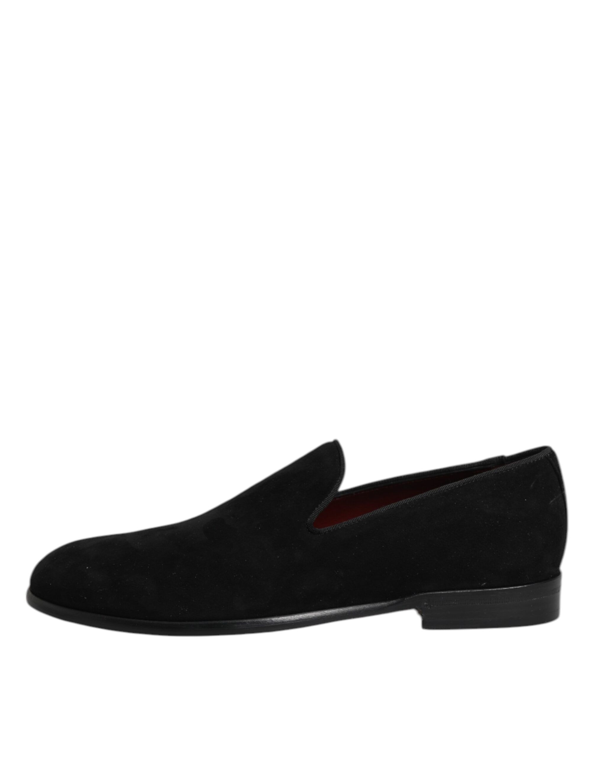 Suede Slip On Loafers Formal Men's Shoes - Dolce & Gabbana - Modalova