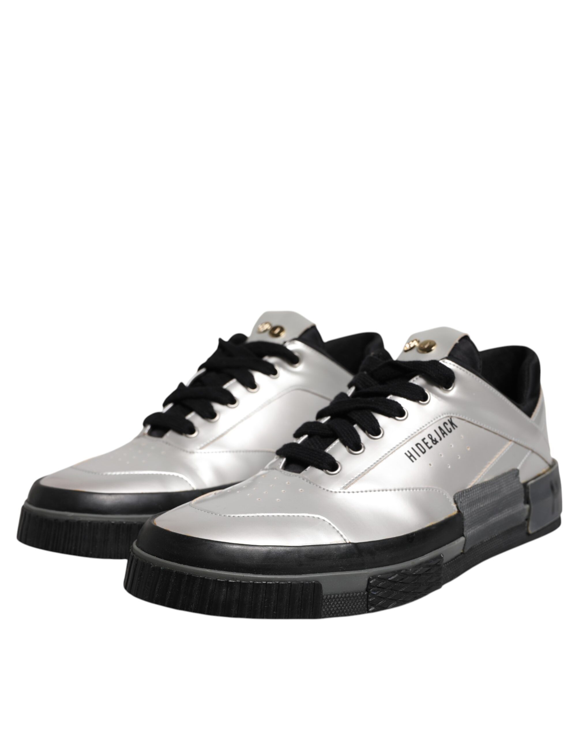 Metallic Low Top Lace Up Sneakers Men's Shoes (Pre-Owned) - HIDE & JACK - Modalova