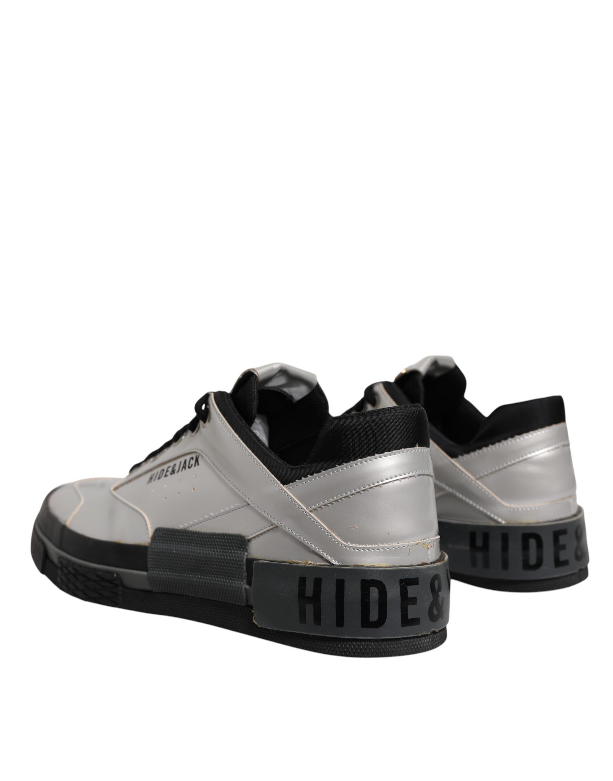 Metallic Low Top Lace Up Sneakers Men's Shoes (Pre-Owned) - HIDE & JACK - Modalova