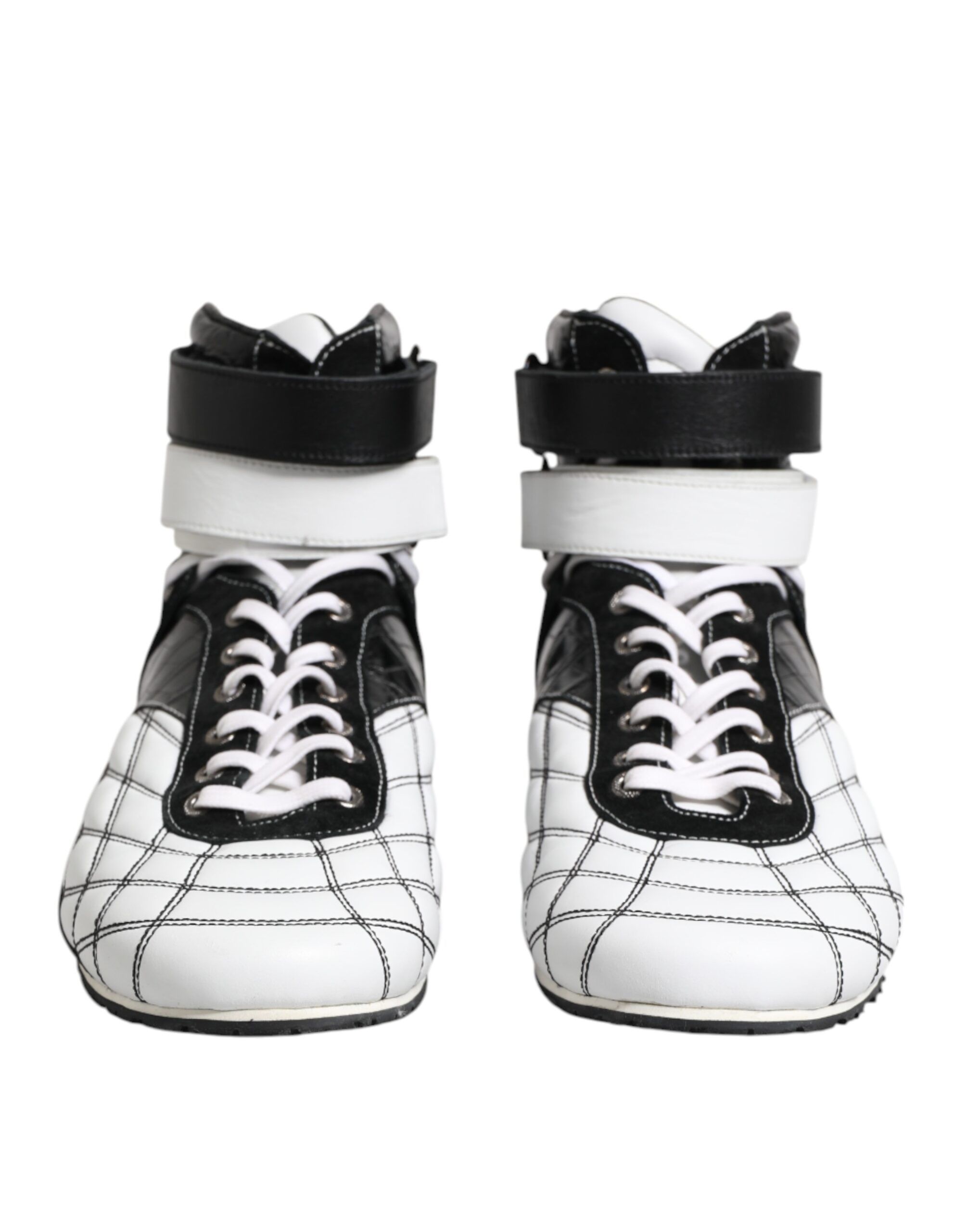 Leather High Top Sneakers Men's Shoes - Dolce & Gabbana - Modalova