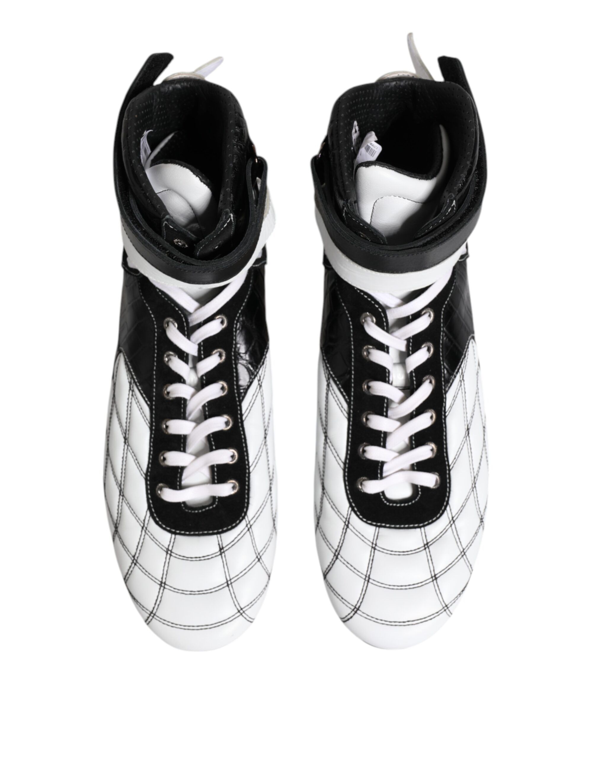 Leather High Top Sneakers Men's Shoes - Dolce & Gabbana - Modalova