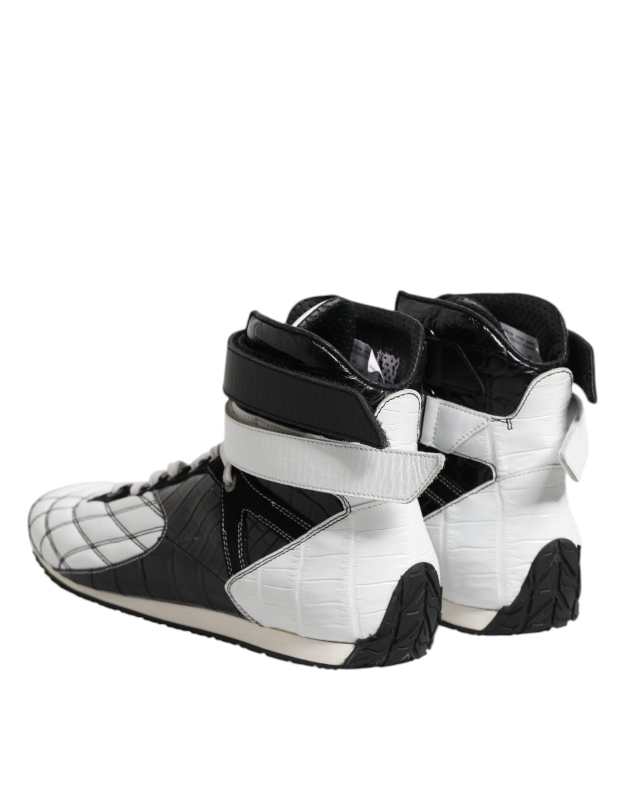 Leather High Top Sneakers Men's Shoes - Dolce & Gabbana - Modalova