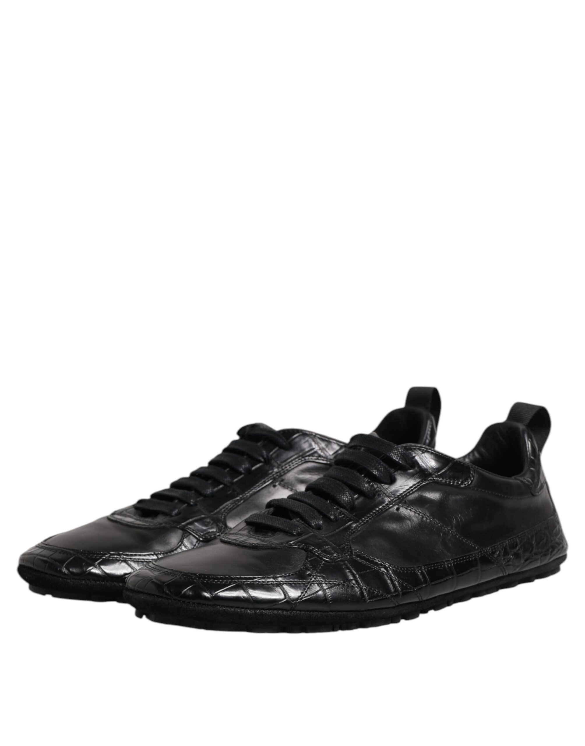 Exotic Leather Low Top Sneakers Men's Shoes - Dolce & Gabbana - Modalova