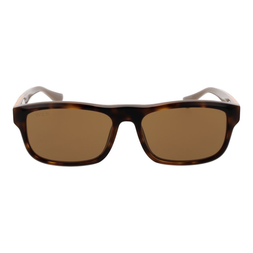 Web Brown Acetate Men's Sunglasses - Web - Modalova