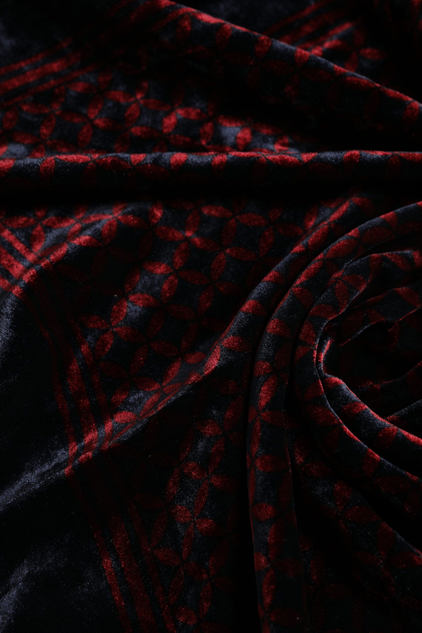 Black Red Viscose Square Men Foulard Men's Scarf - Dolce & Gabbana - Modalova