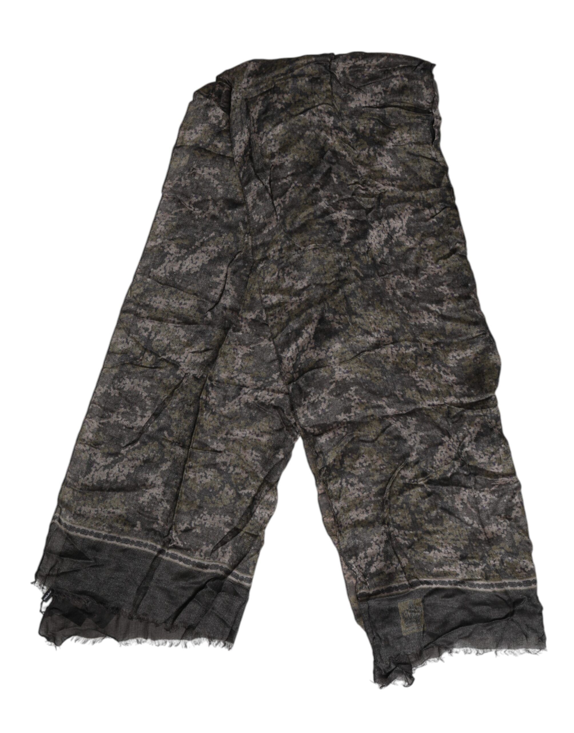 Camouflage Neck Warmer Wrap Foulard Men's Scarf - Dolce & Gabbana - Modalova