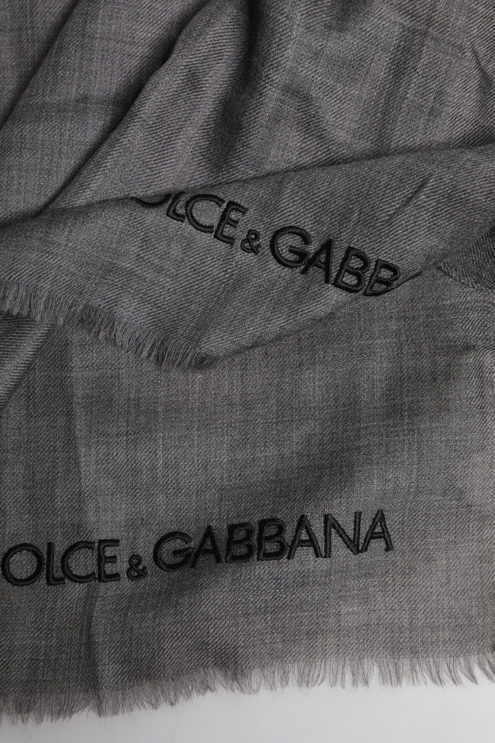 Logo Print Neck Warmer Wrap Shawl Men's Scarf - Dolce & Gabbana - Modalova
