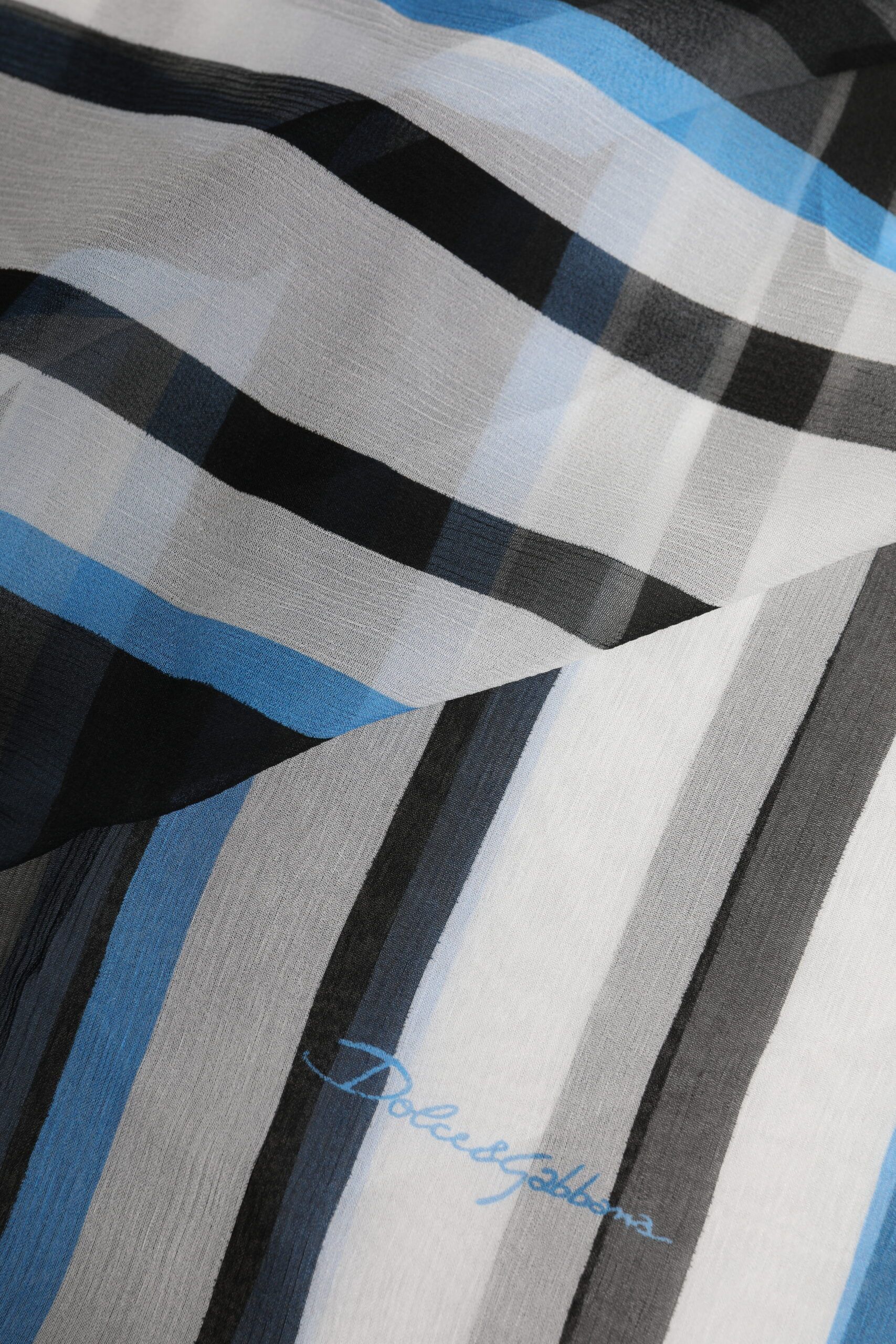 Striped Neck Warmer Wrap Men's Scarf - Dolce & Gabbana - Modalova