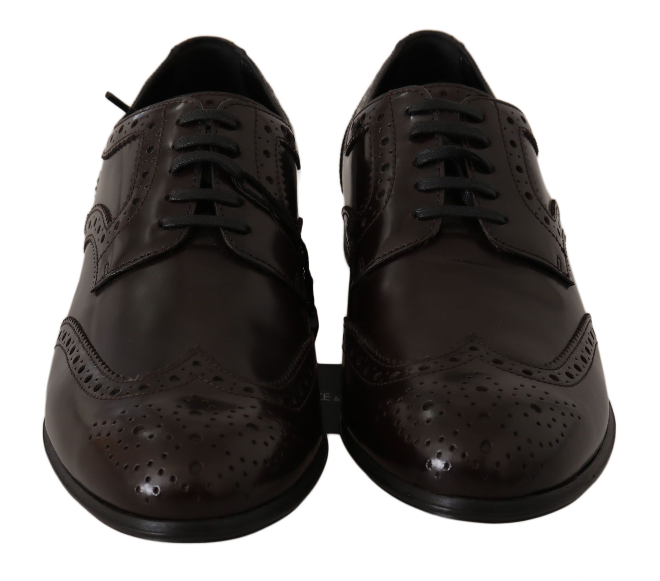 Leather Broques Oxford Wingtip Women's Shoes - Dolce & Gabbana - Modalova