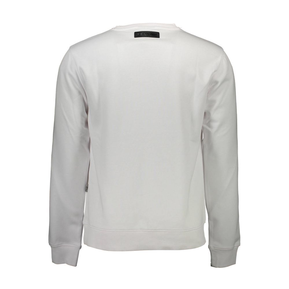 Bianco Cotton Men Men's Sweatshirt - Plein Sport - Modalova