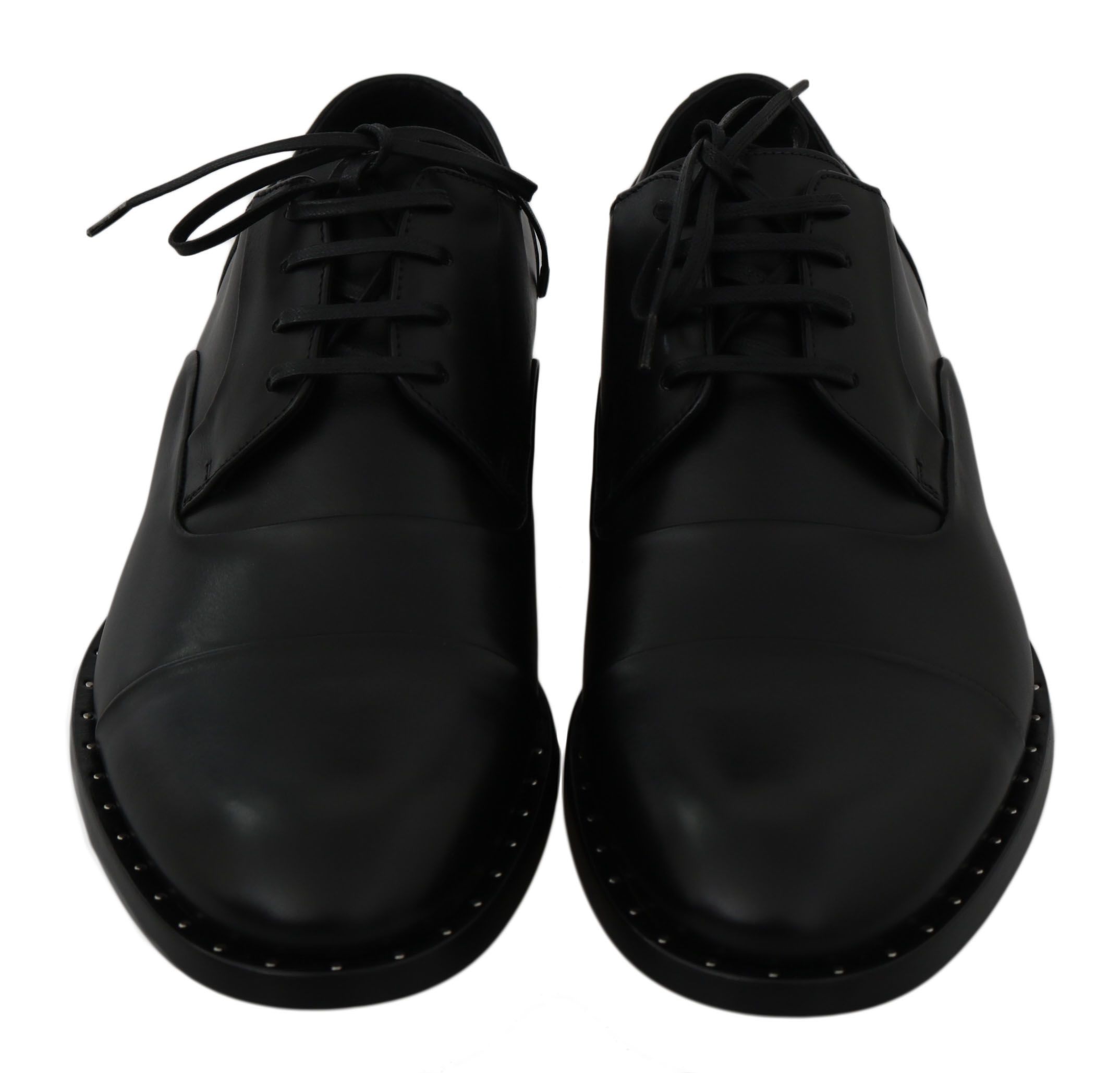 Leather Derby Formal Men's Shoes - Dolce & Gabbana - Modalova