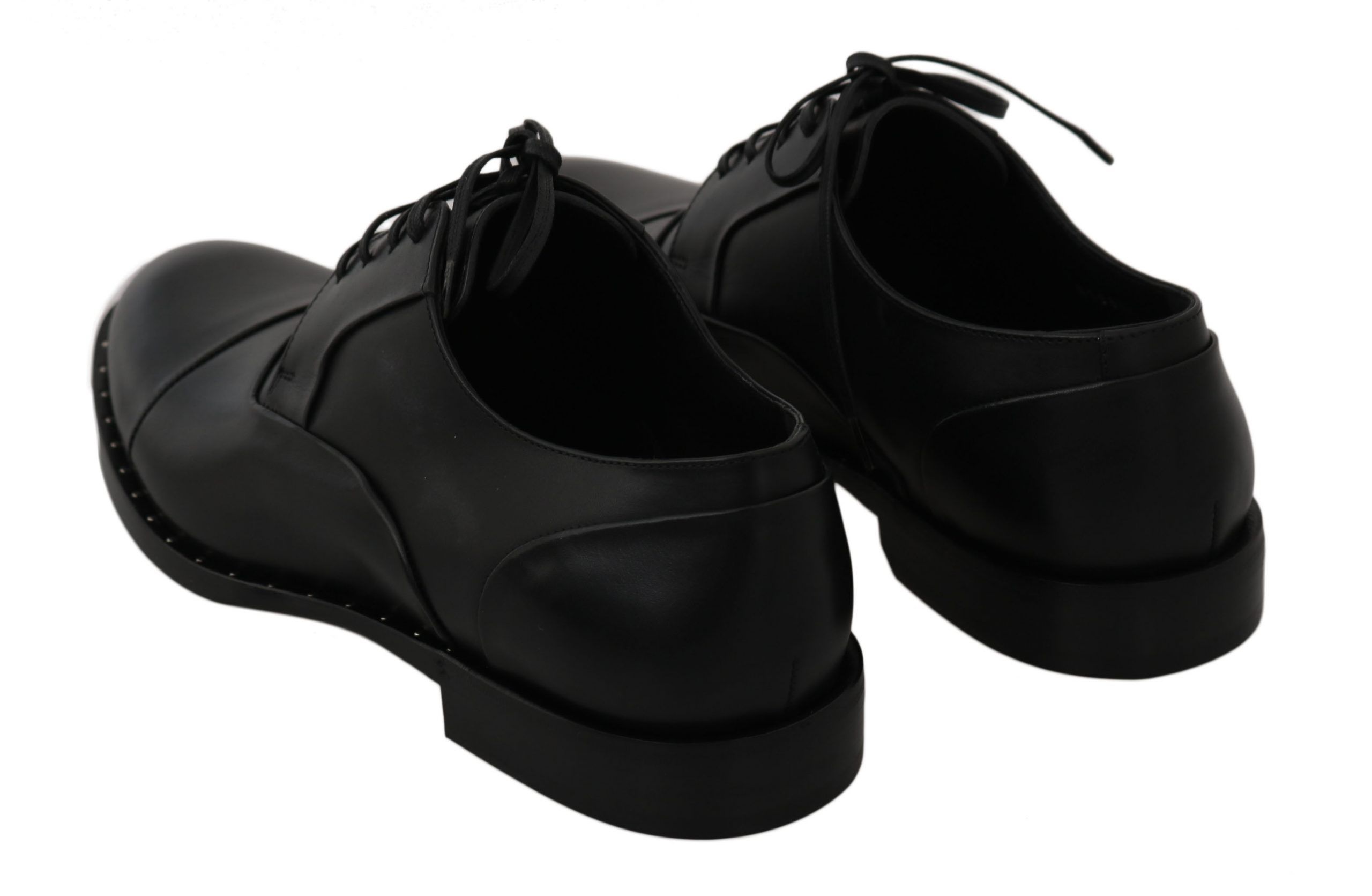 Leather Derby Formal Men's Shoes - Dolce & Gabbana - Modalova