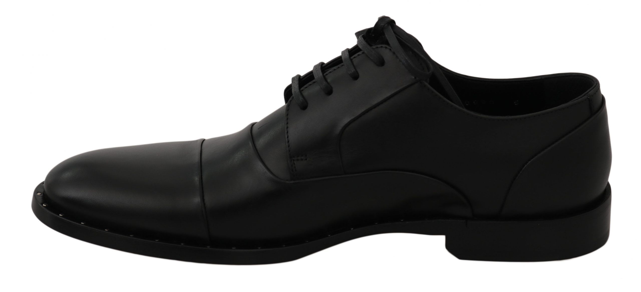 Leather Derby Formal Men's Shoes - Dolce & Gabbana - Modalova