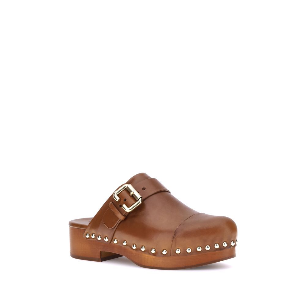 Calf Leather Bos Taurus Women's Clogs - Chloé - Modalova
