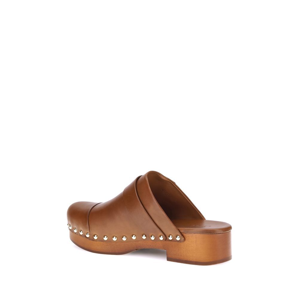 Calf Leather Bos Taurus Women's Clogs - Chloé - Modalova