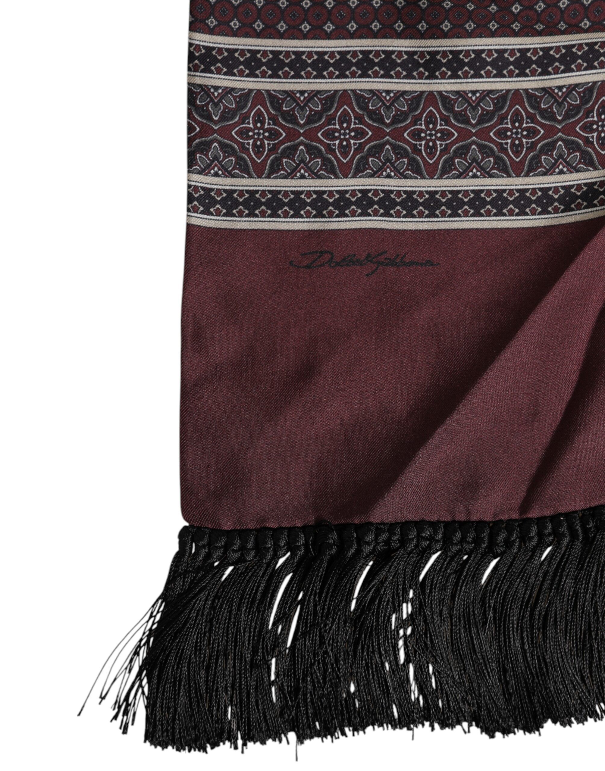 Printed Silk Square Foulard Women's Scarf - Dolce & Gabbana - Modalova