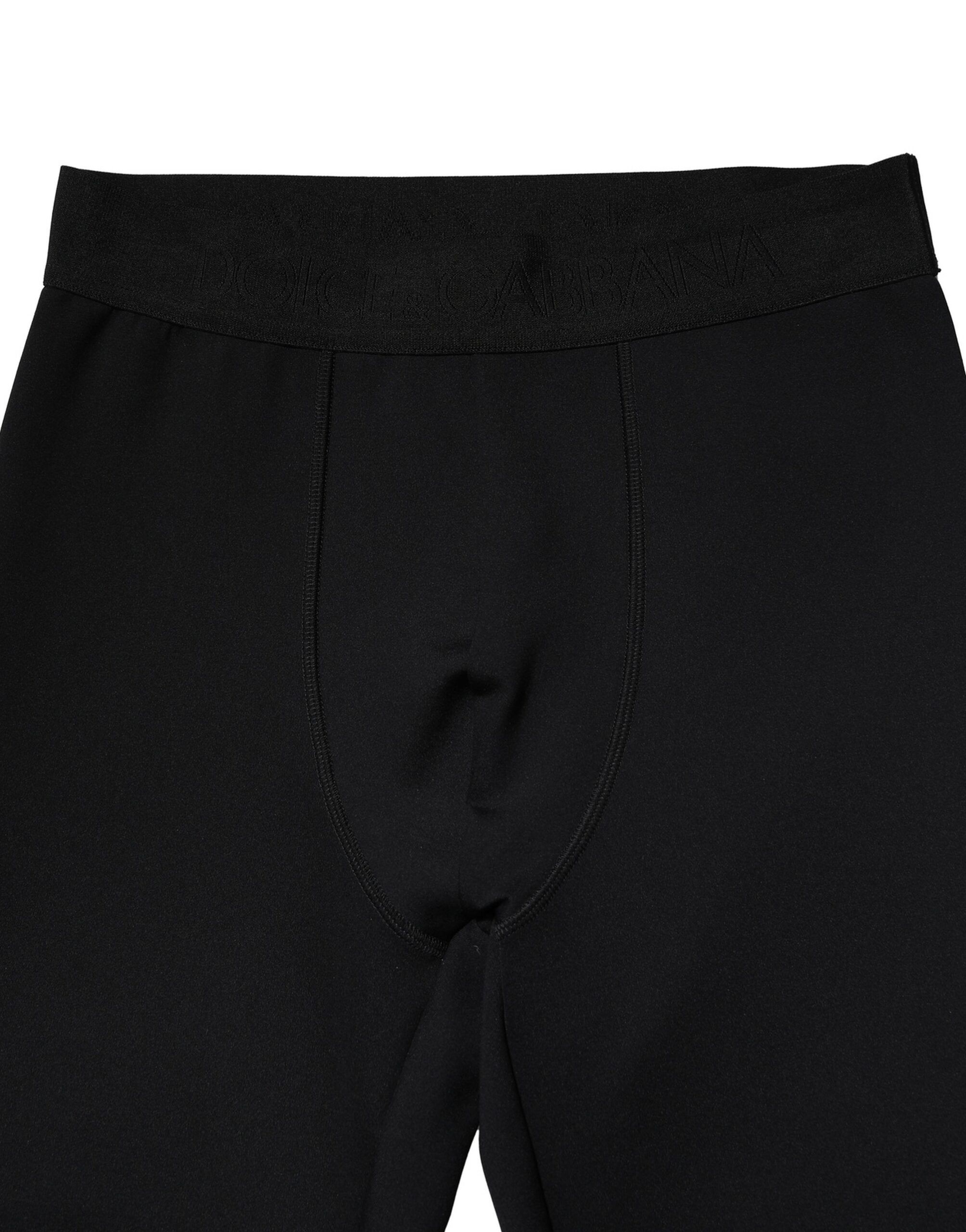 Nylon Elastic Logo Men Leggings Men's Pants - Dolce & Gabbana - Modalova