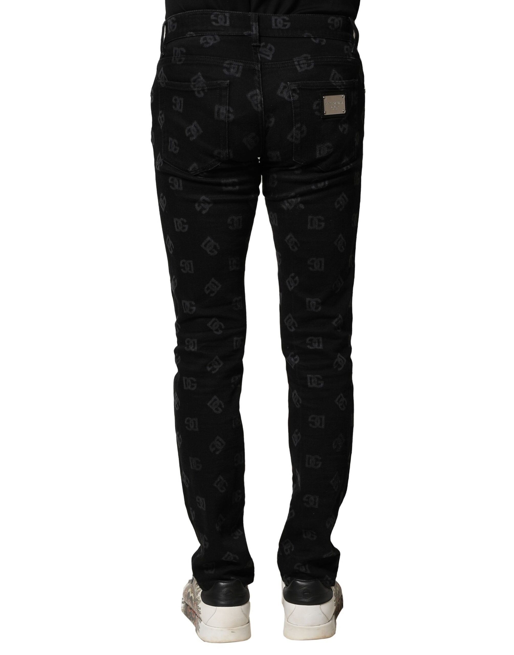 Cotton DG Logo Skinny Men Denim Men's Jeans (Pre-Owned) - Dolce & Gabbana - Modalova