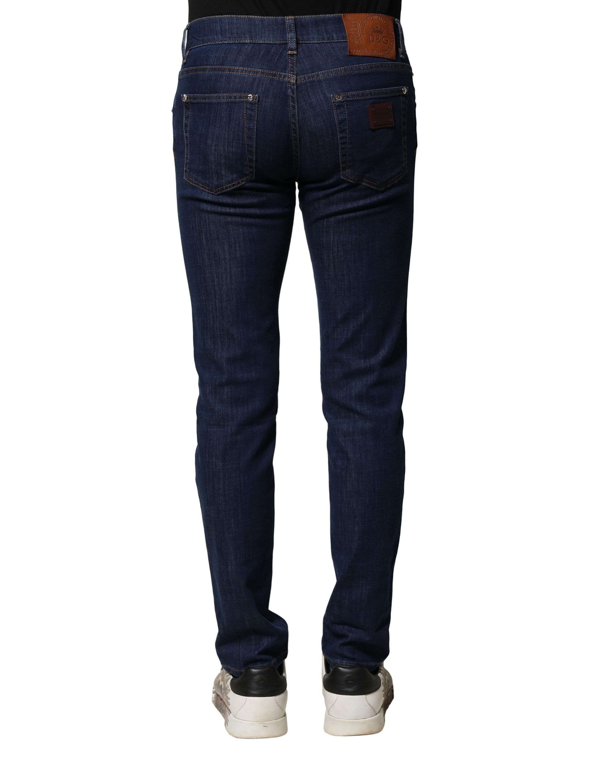 Cotton Stretch Skinny Men Denim Men's Jeans - Dolce & Gabbana - Modalova