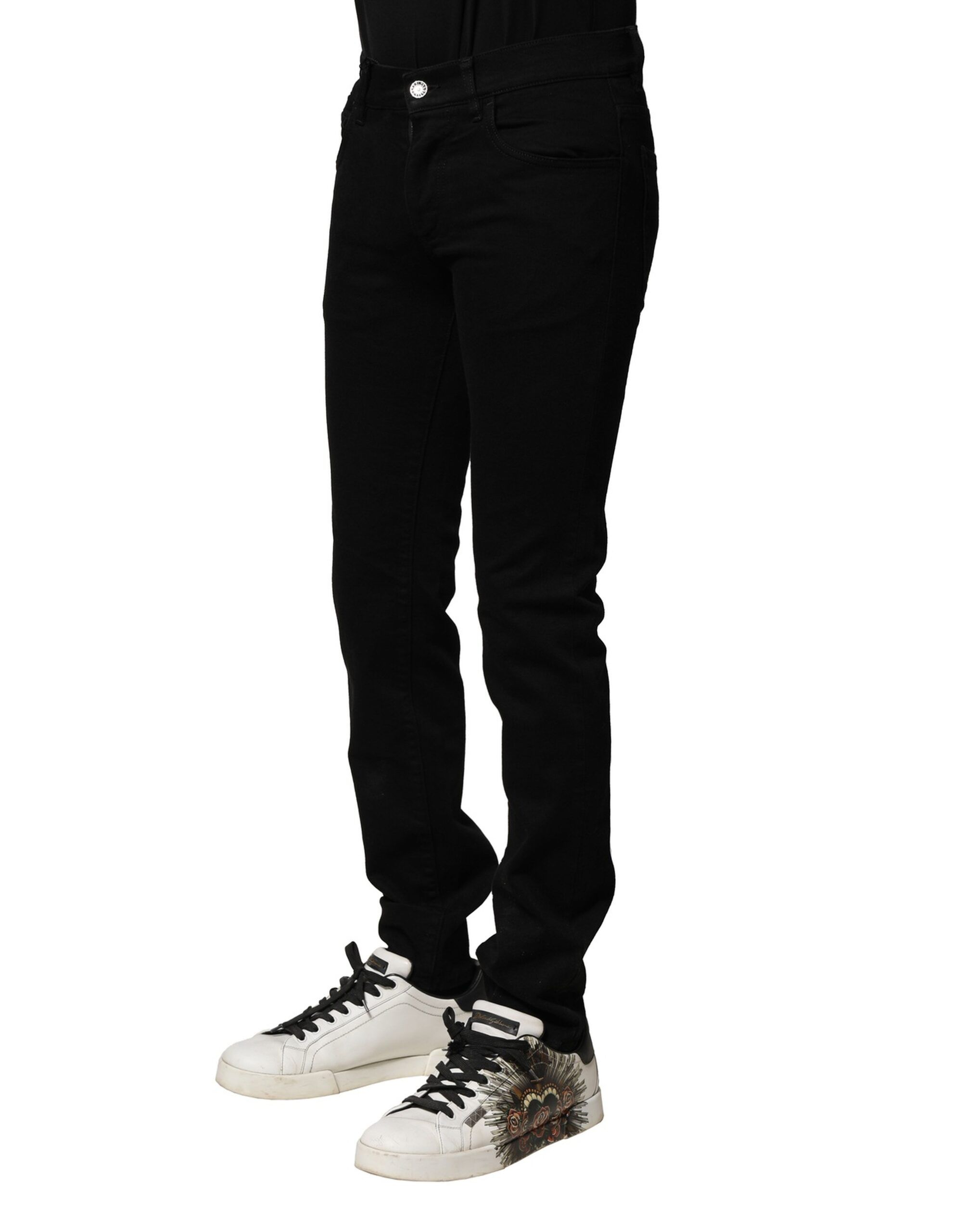 Cotton Stretch Skinny Men Denim Men's Jeans - Dolce & Gabbana - Modalova