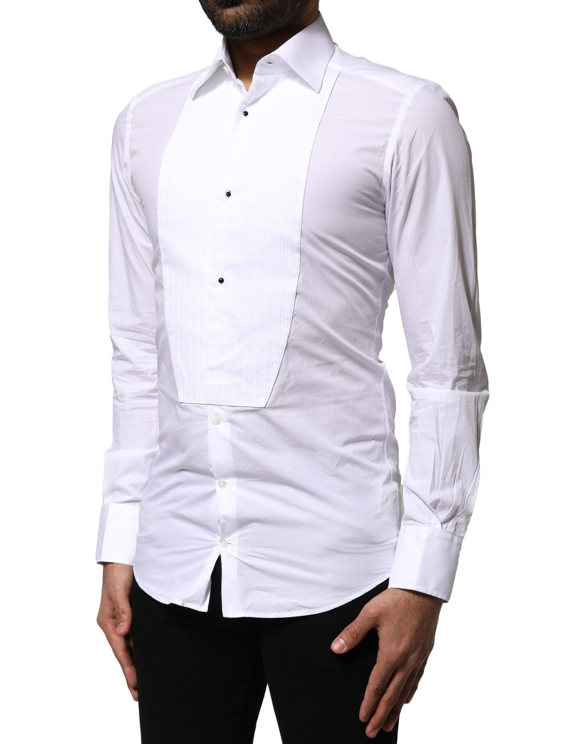 GOLD Cotton Poplin Formal Dress Men's Shirt (Pre-Owned) - Dolce & Gabbana - Modalova