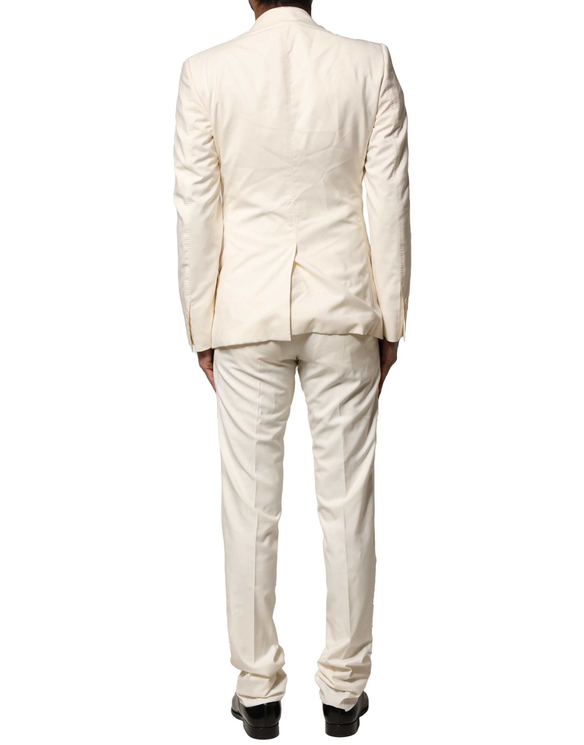 Ivory Wool 3 Piece Single Breasted Men's Suit (Pre-Owned) - Dolce & Gabbana - Modalova