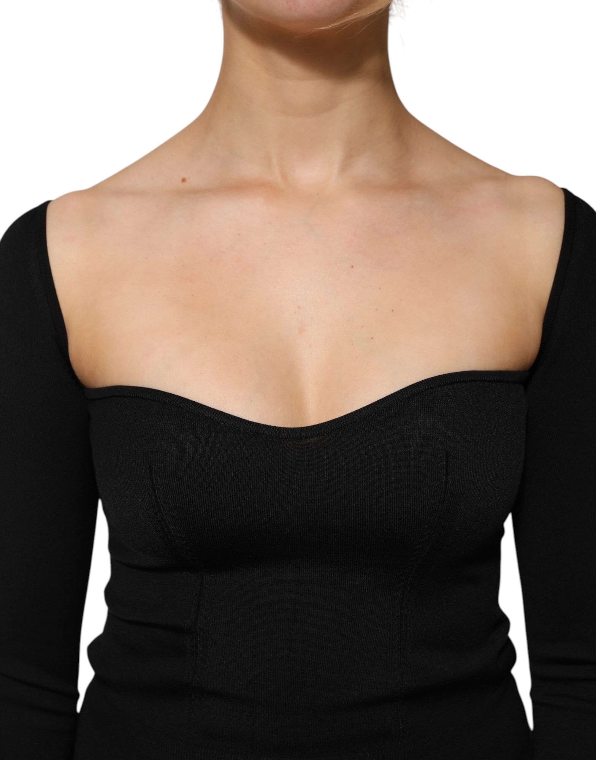 Viscose Long Sleeve Pullover Blouse Women's Top - Dolce & Gabbana - Modalova