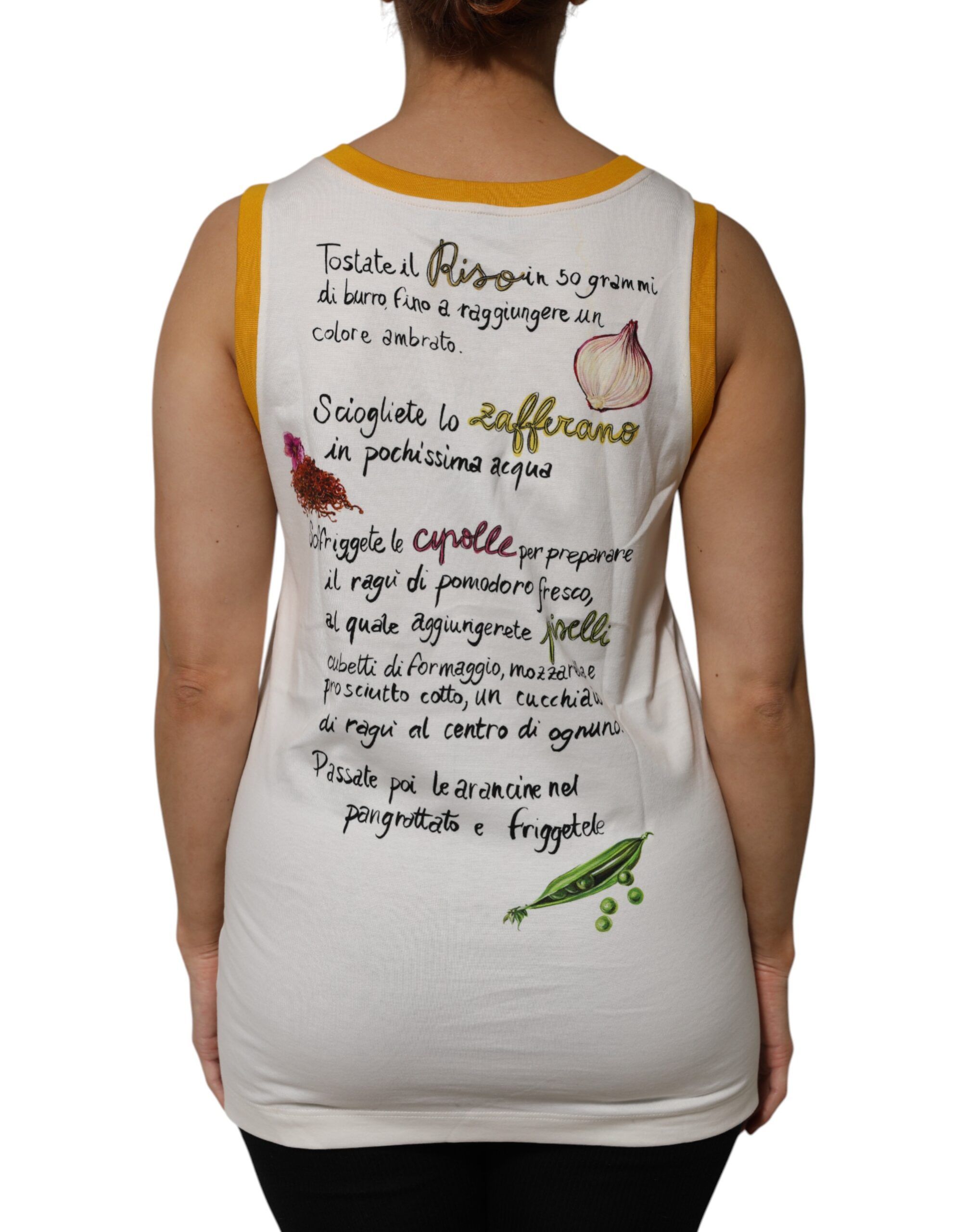 Araneine Siciliane Sleeveless Tank Women's Top (Pre-Owned) - Dolce & Gabbana - Modalova