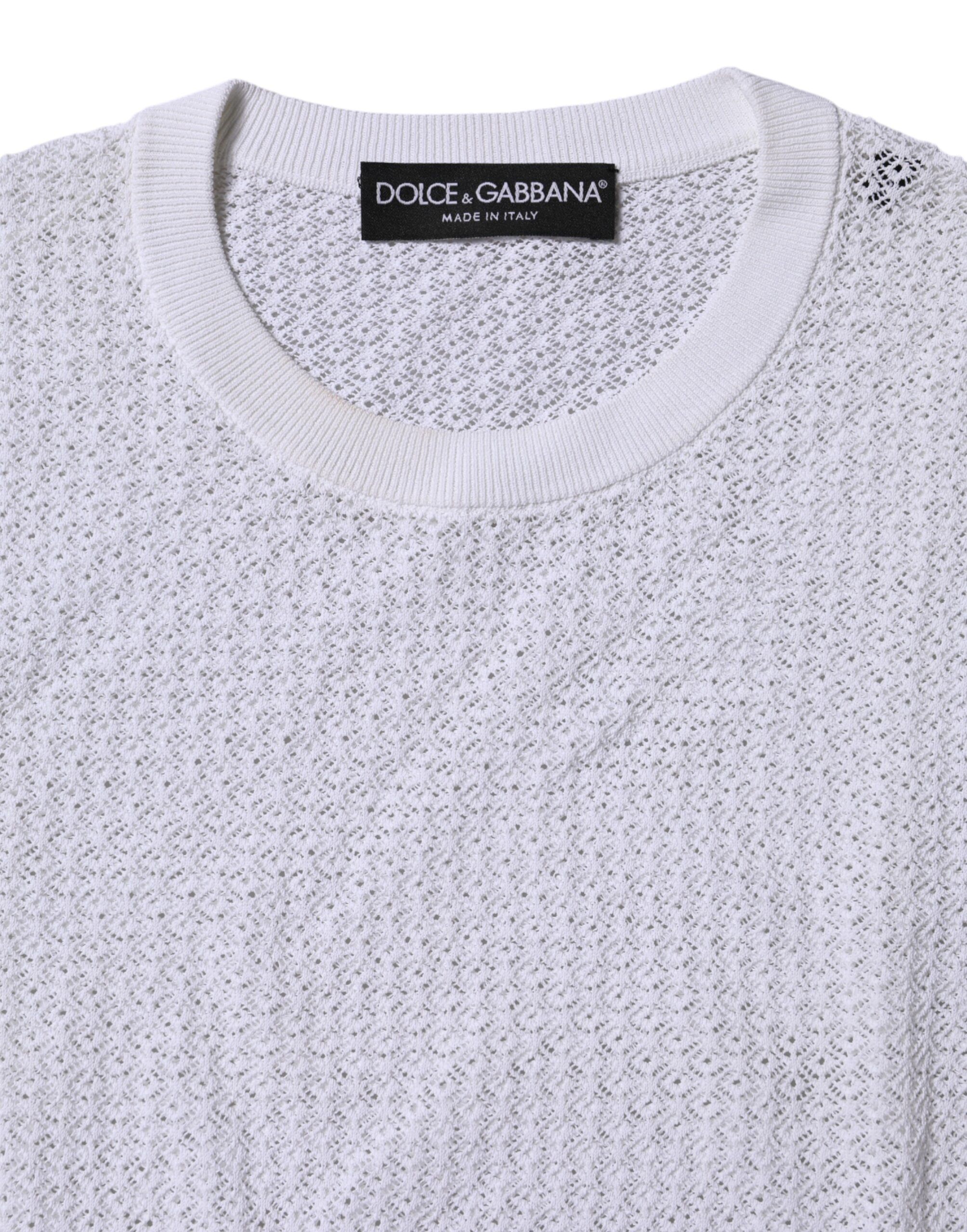 Round Neck Long Sleeves Pullover Women's Top - Dolce & Gabbana - Modalova
