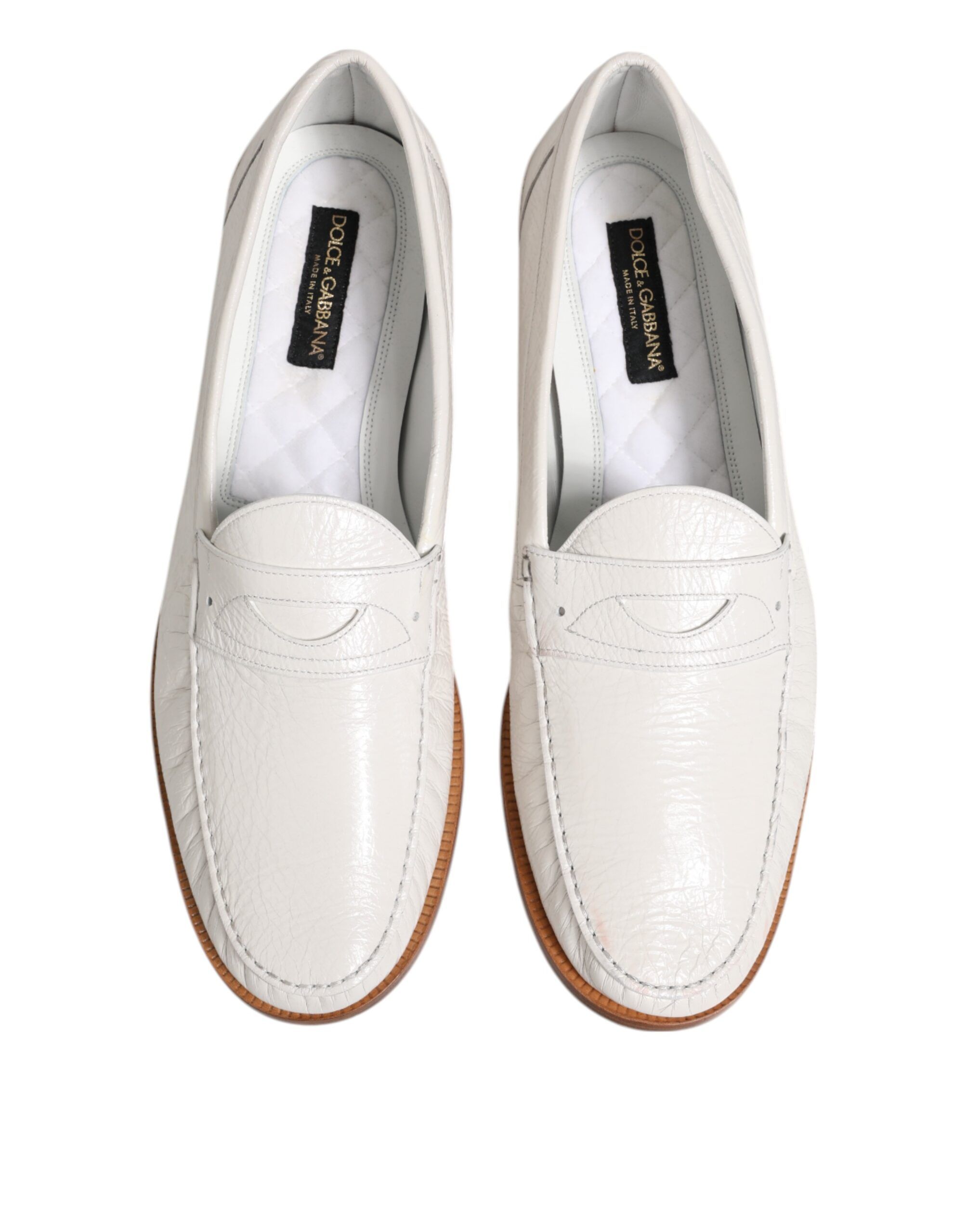Leather Loafers Moccasins Slip On Men's Shoes (Pre-Owned) - Dolce & Gabbana - Modalova