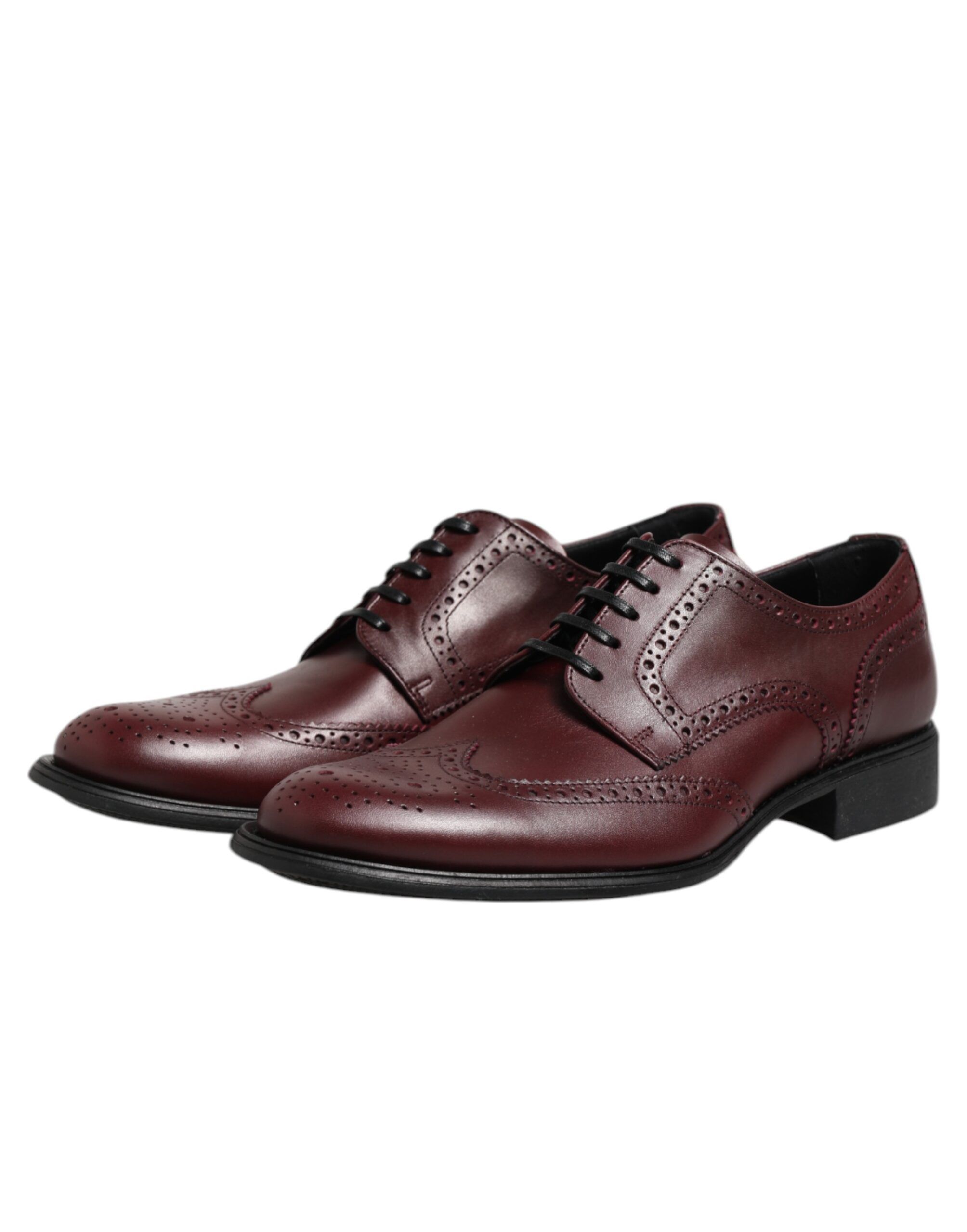 Leather Lace Up Derby Dress Men's Shoes - Dolce & Gabbana - Modalova