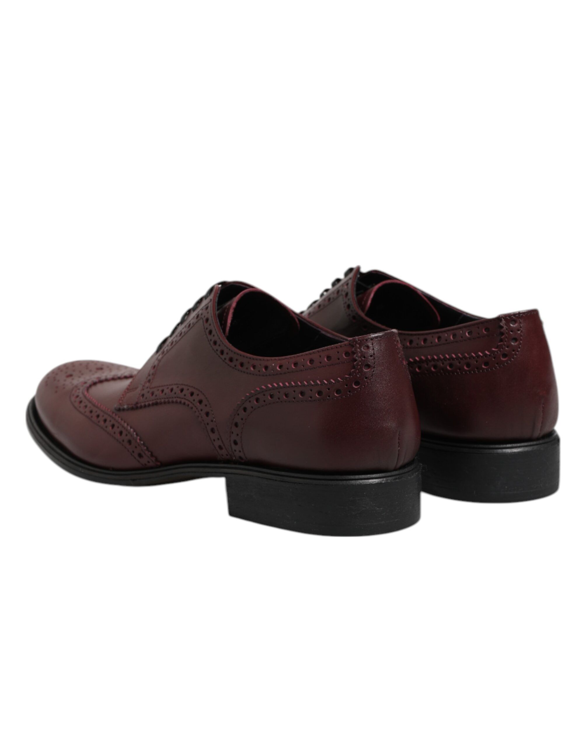 Leather Lace Up Derby Dress Men's Shoes - Dolce & Gabbana - Modalova