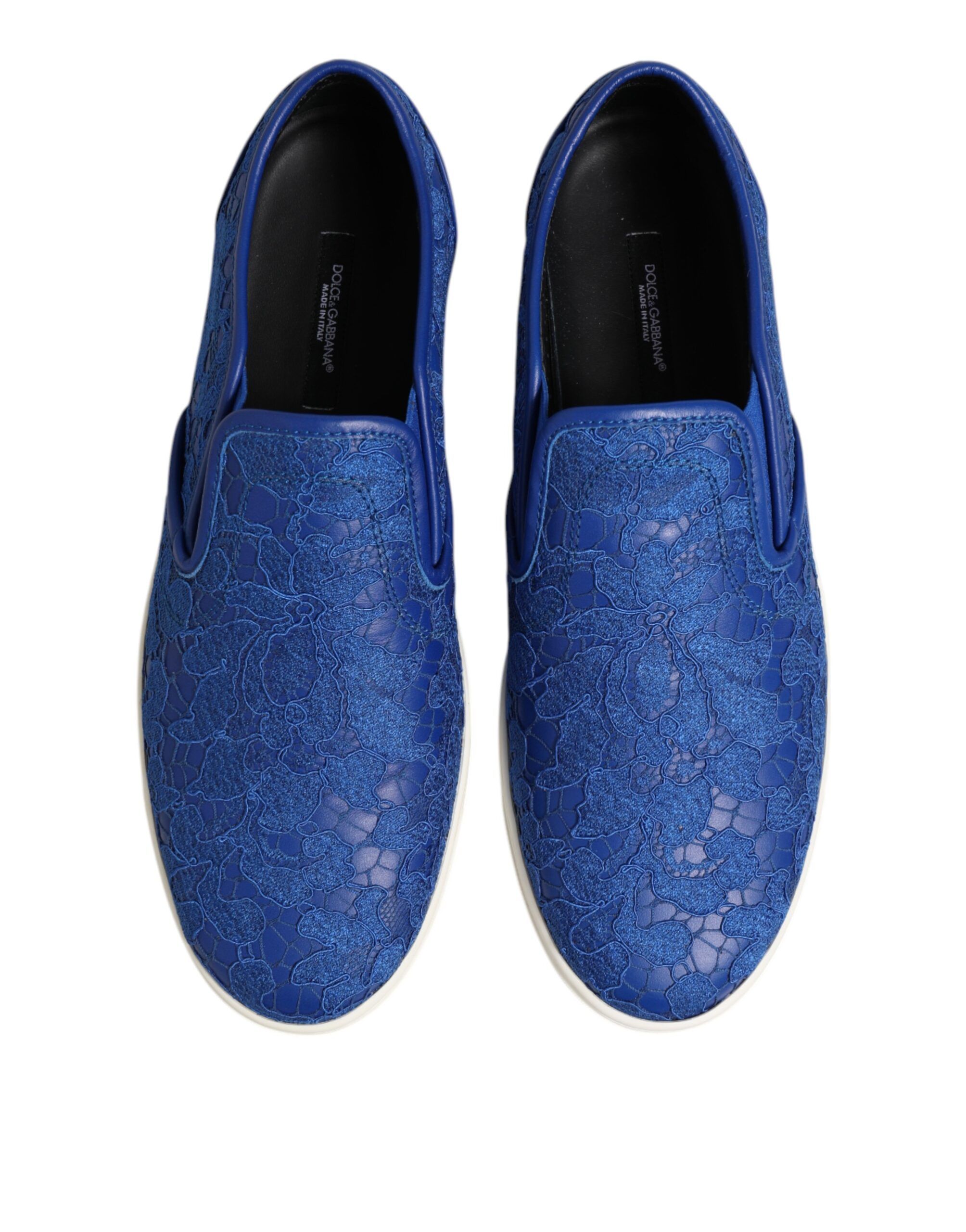Leather Lace Slip On Sneaker Men's Shoes - Dolce & Gabbana - Modalova