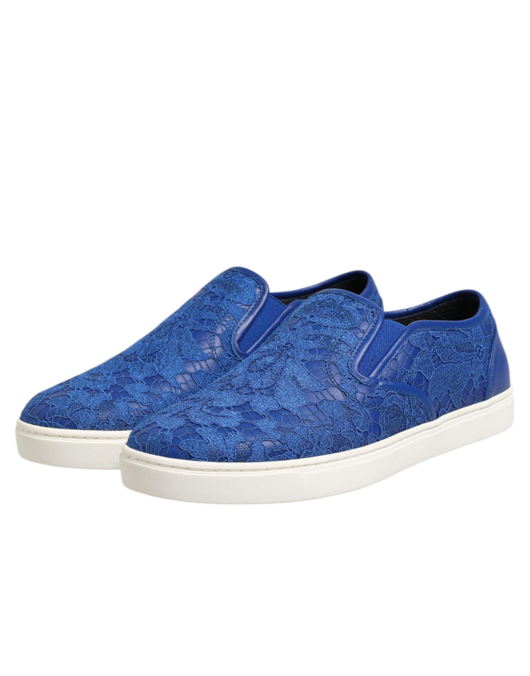 Leather Lace Slip On Sneaker Men's Shoes - Dolce & Gabbana - Modalova