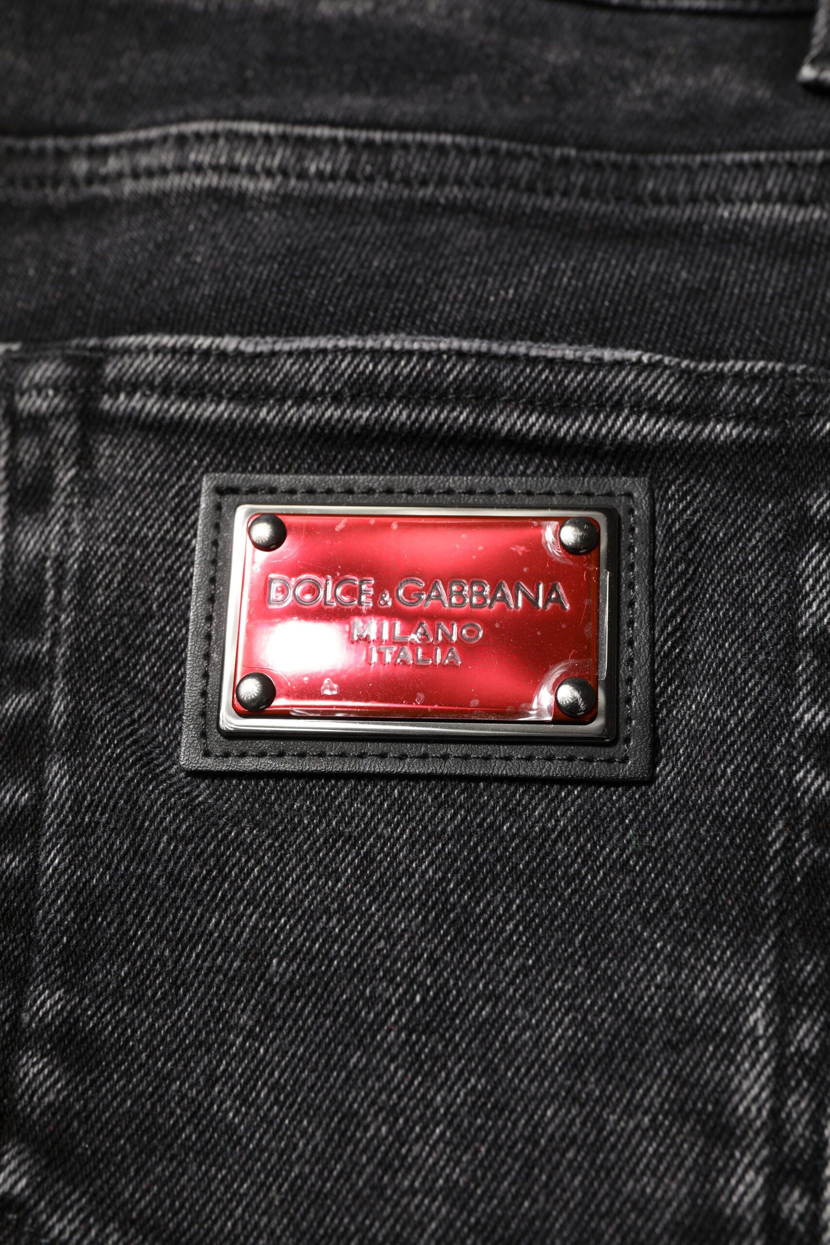 Cotton Skinny Men Denim Men's Jeans - Dolce & Gabbana - Modalova