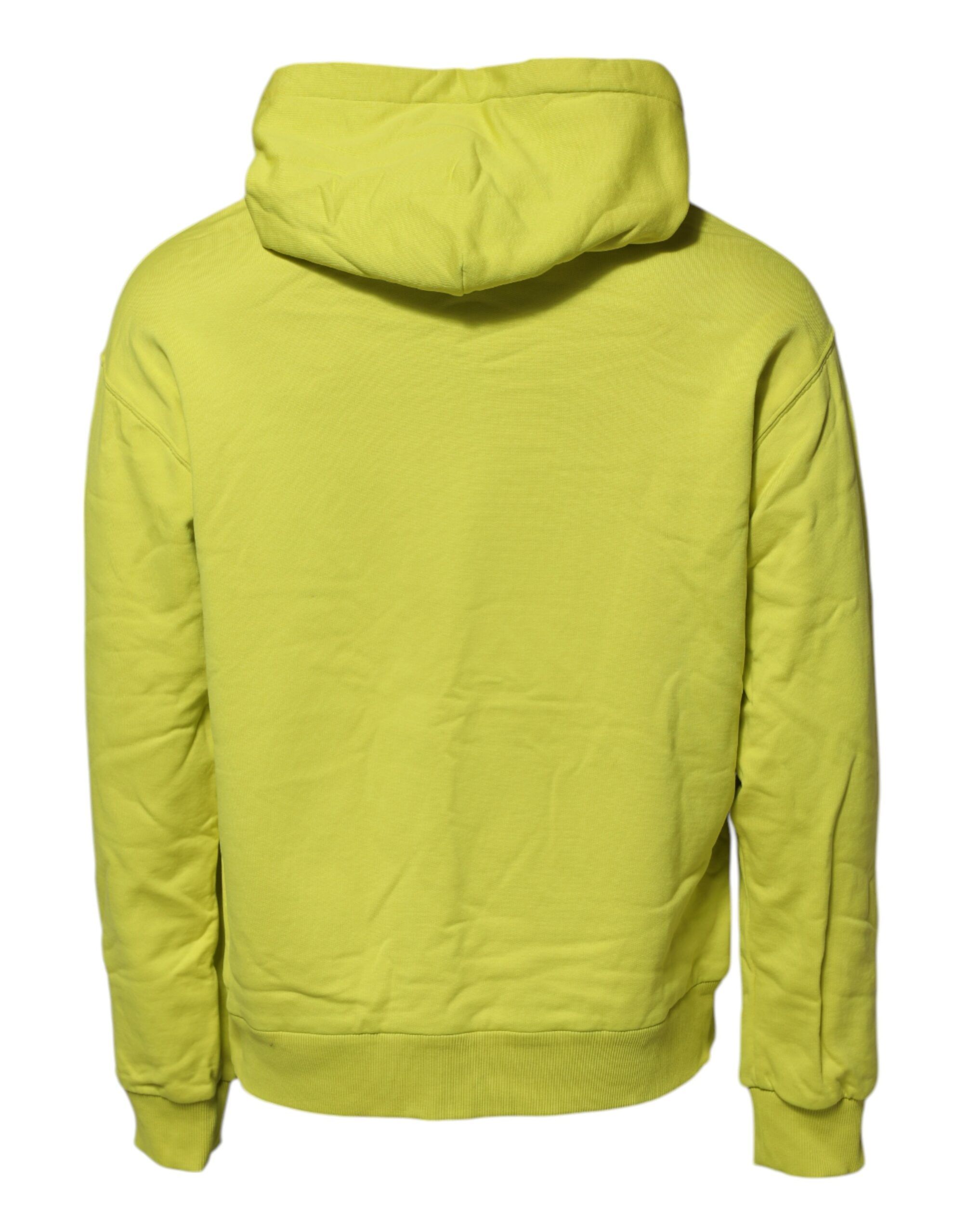 Green Cotton Hooded Logo Sweatshirt Men's Sweater - Dolce & Gabbana - Modalova