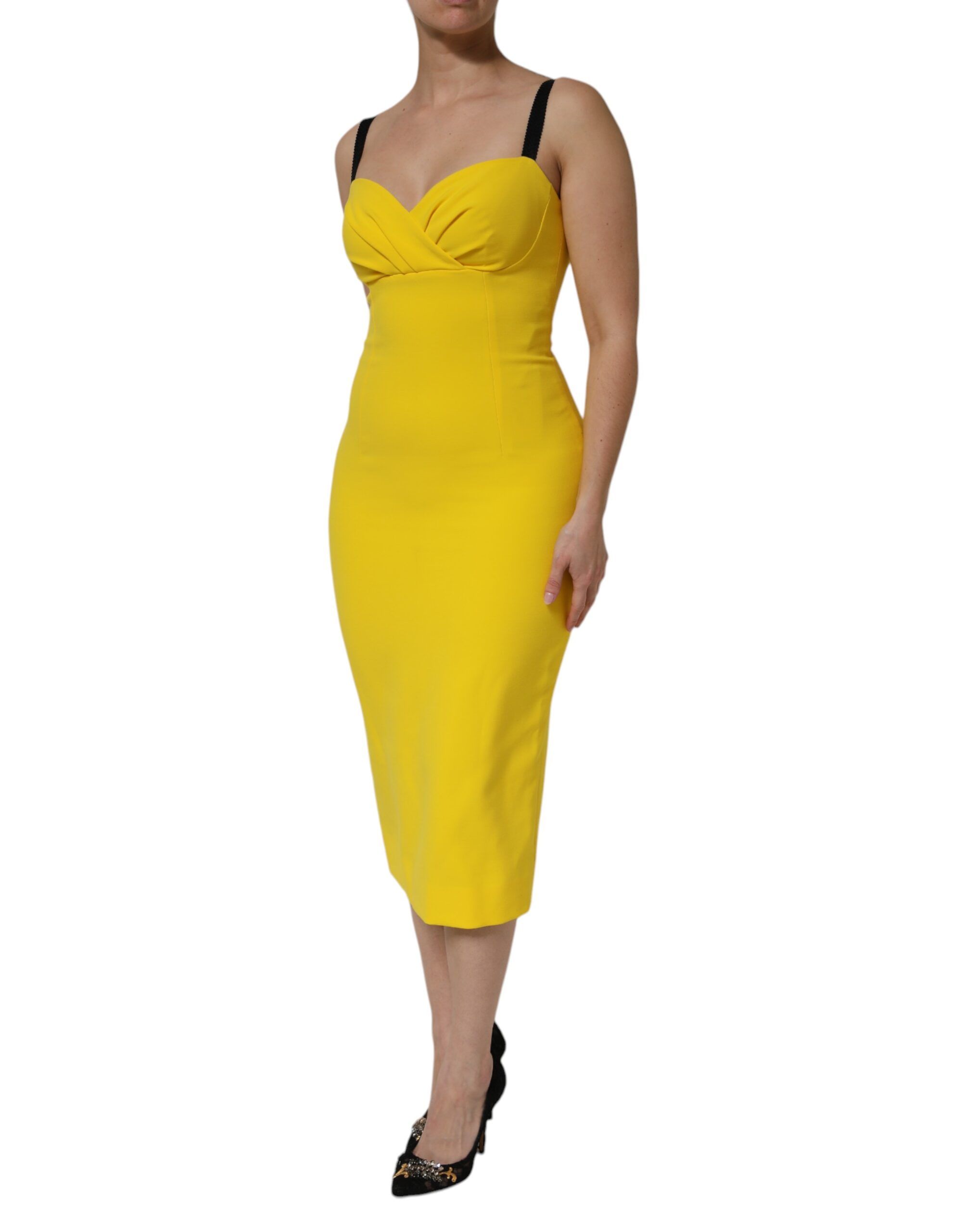 Polyester Sleeveless Sheath Midi Women's Dress (Pre-Owned) - Dolce & Gabbana - Modalova