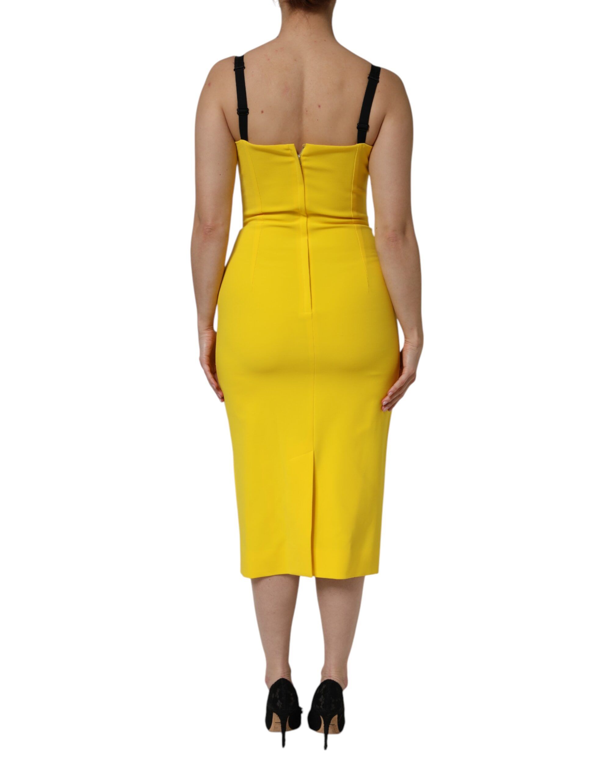 Polyester Sleeveless Sheath Midi Women's Dress (Pre-Owned) - Dolce & Gabbana - Modalova