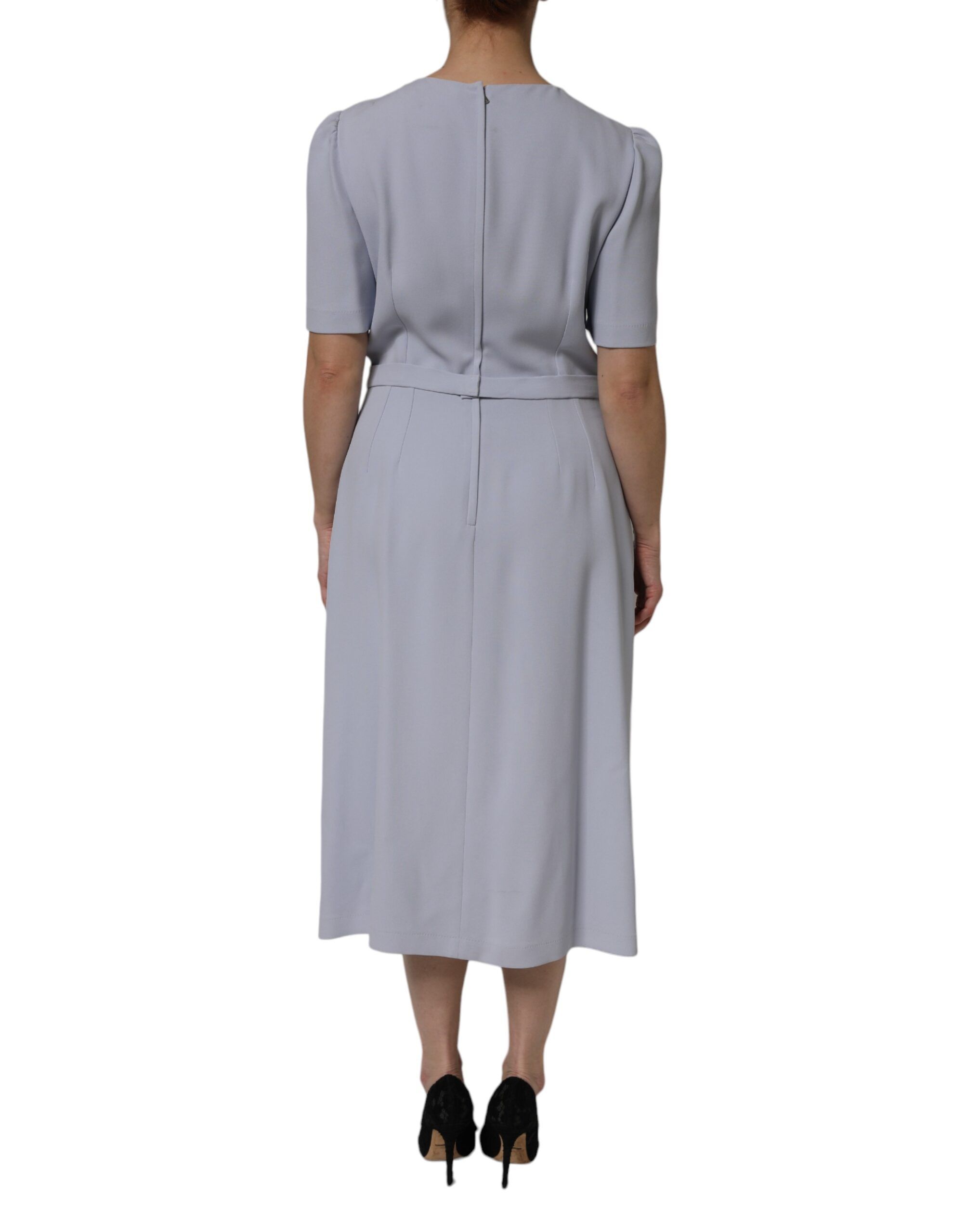 Viscose ShortSleeve Sheath Midi Women's Dress (Pre-Owned) - Dolce & Gabbana - Modalova