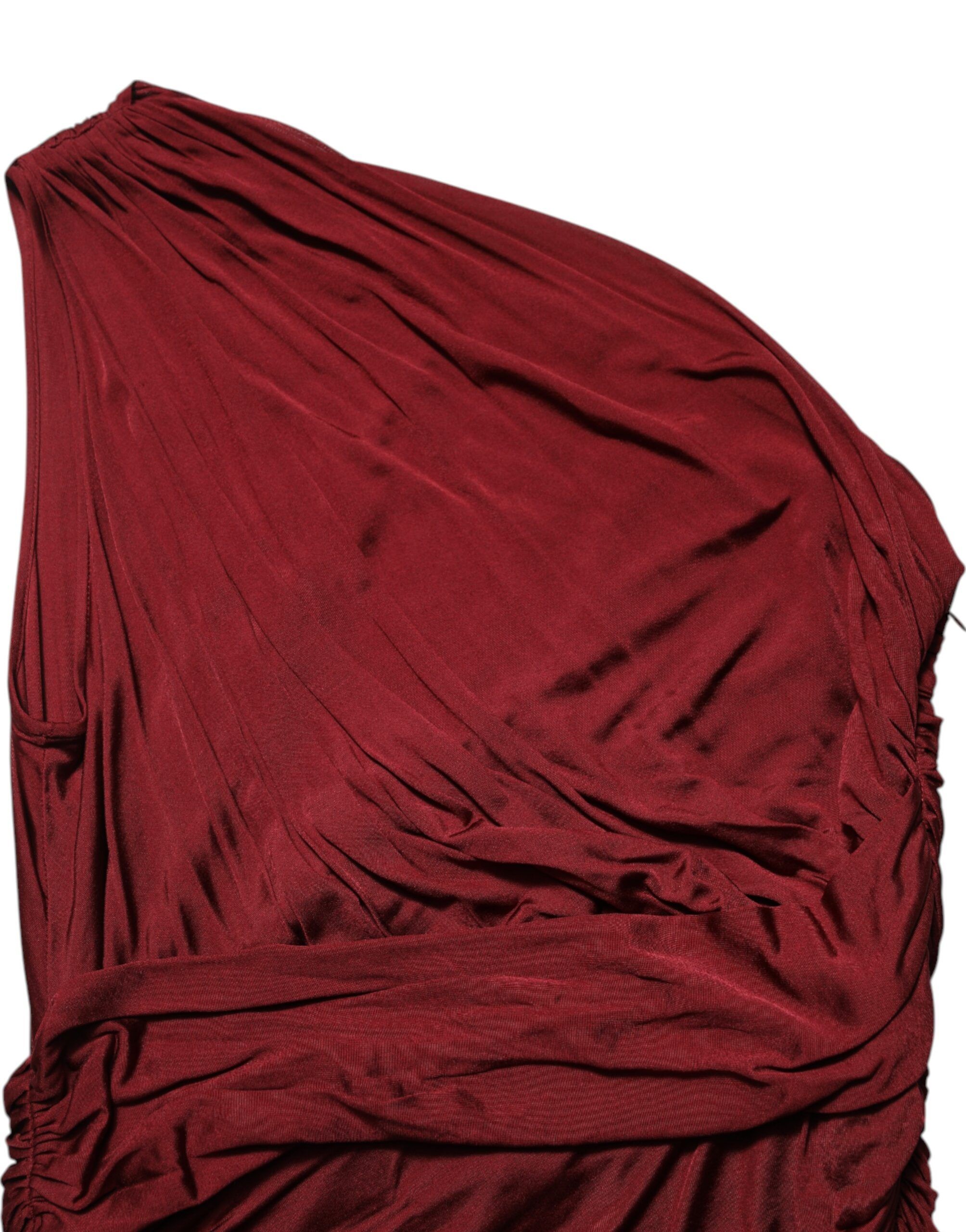 Viscose Fitted One Shoulder Midi Women's Dress (Pre-Owned) - Dolce & Gabbana - Modalova