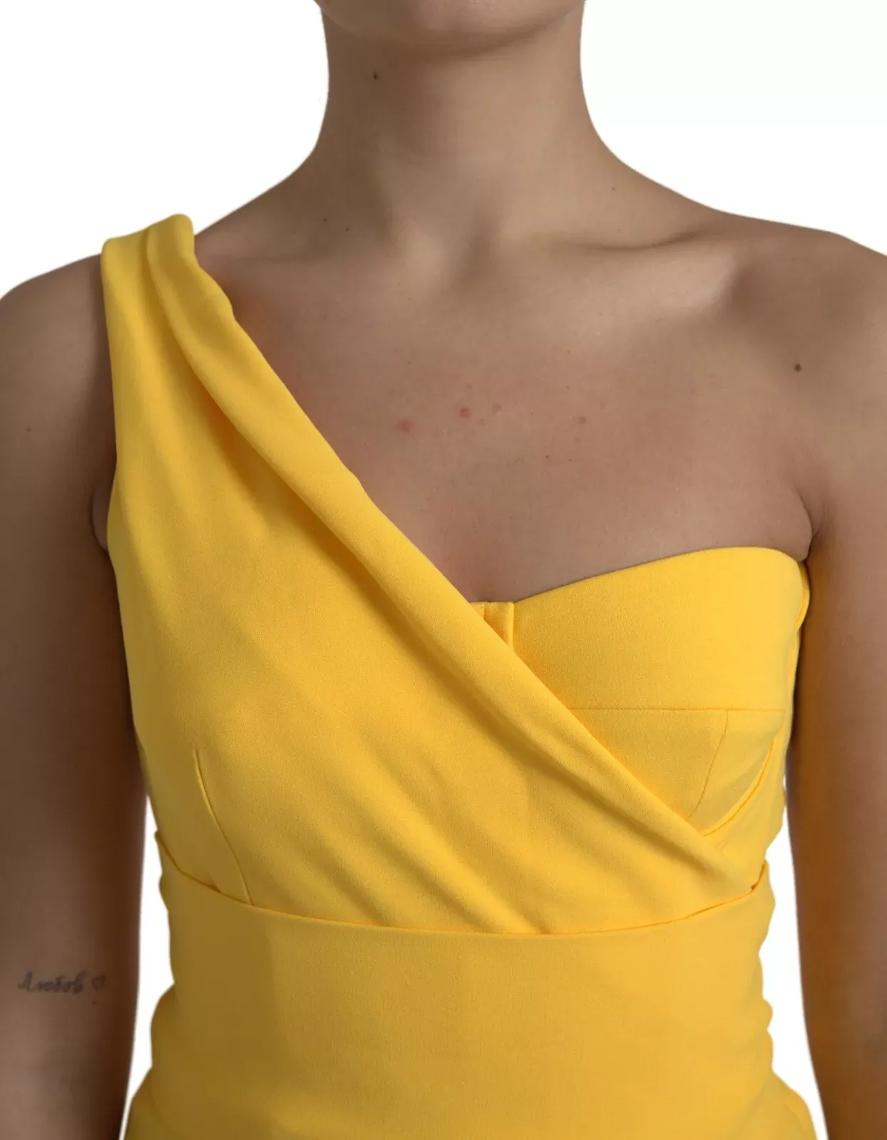 One Shoulder Side Slit Sheath Women's Dress (Pre-Owned) - Dolce & Gabbana - Modalova