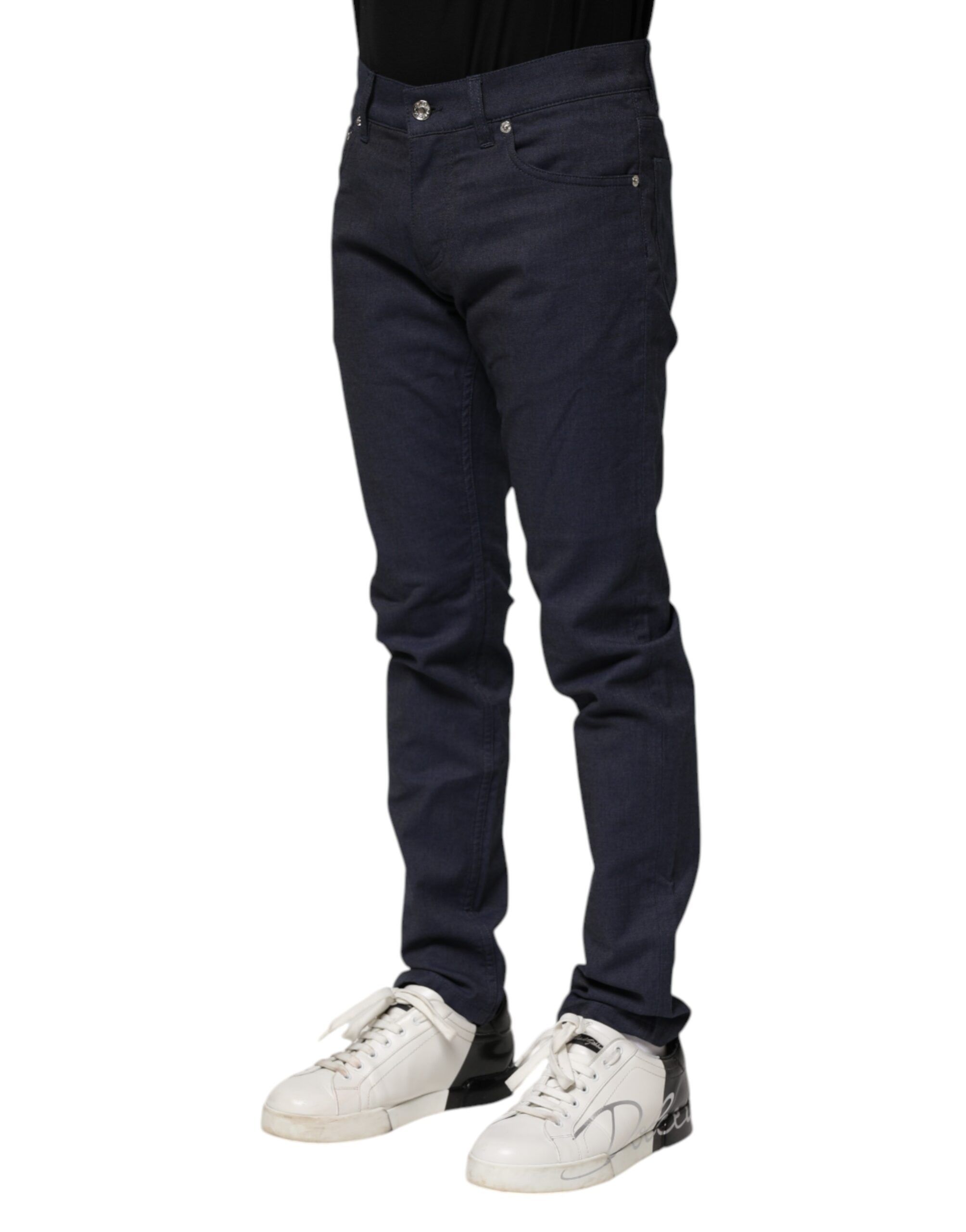 Dark Cotton Skinny Denim Men's Jeans - Dolce & Gabbana - Modalova