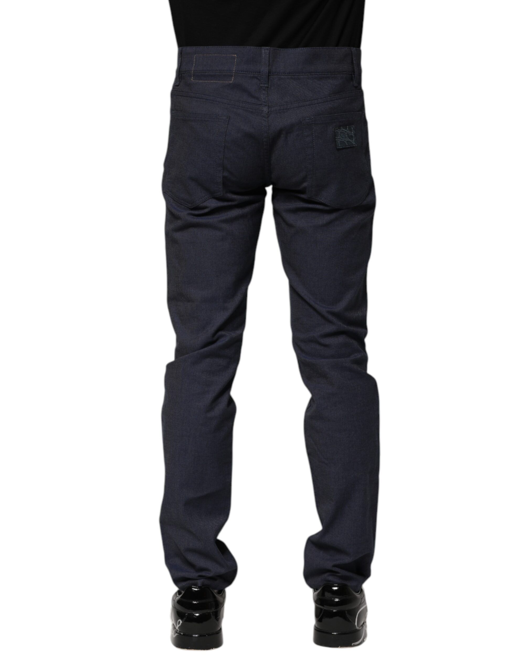 Dark Cotton Skinny Denim Men's Jeans - Dolce & Gabbana - Modalova