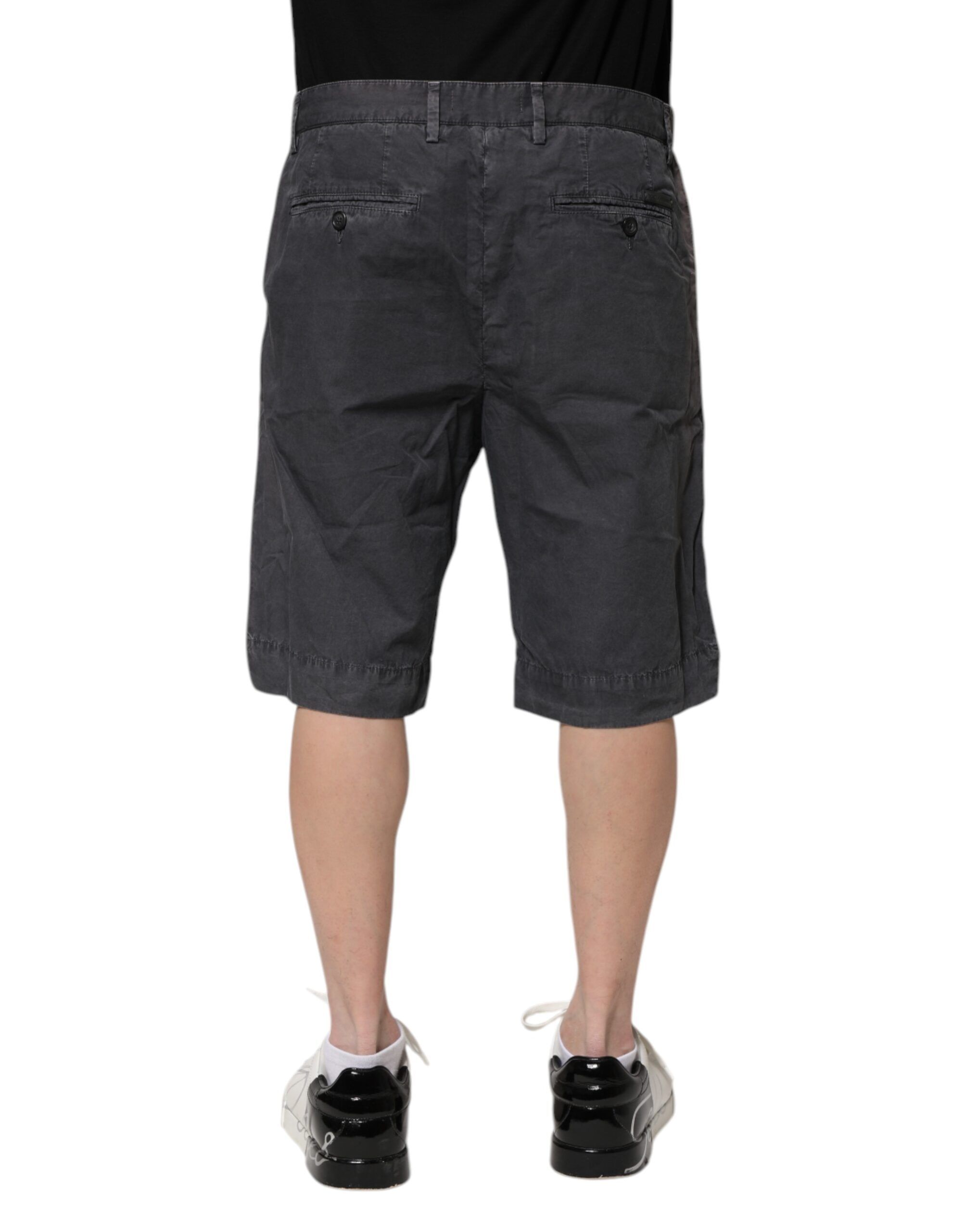 Cotton Stretch Denim Bermuda Men's Shorts (Pre-Owned) - Dolce & Gabbana - Modalova