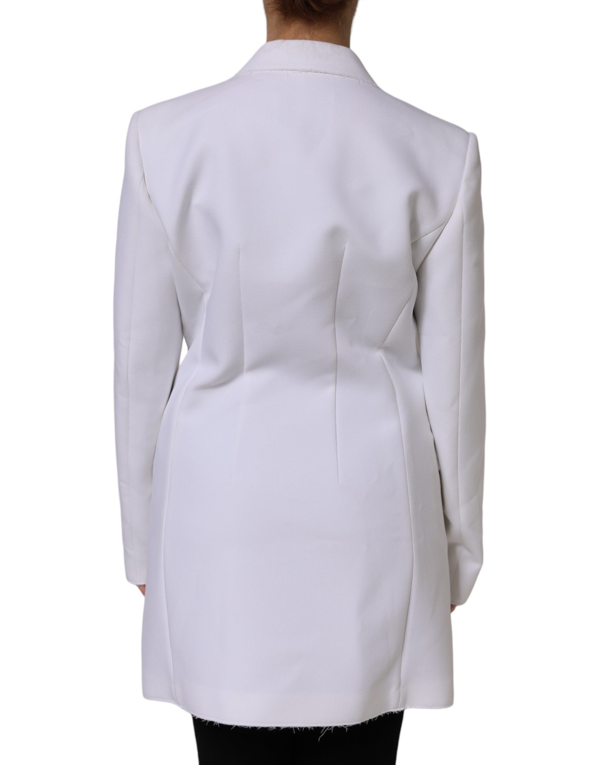 Polyester Long Sleeves Ruffled Wrap Women's Jacket - MSGM - Modalova
