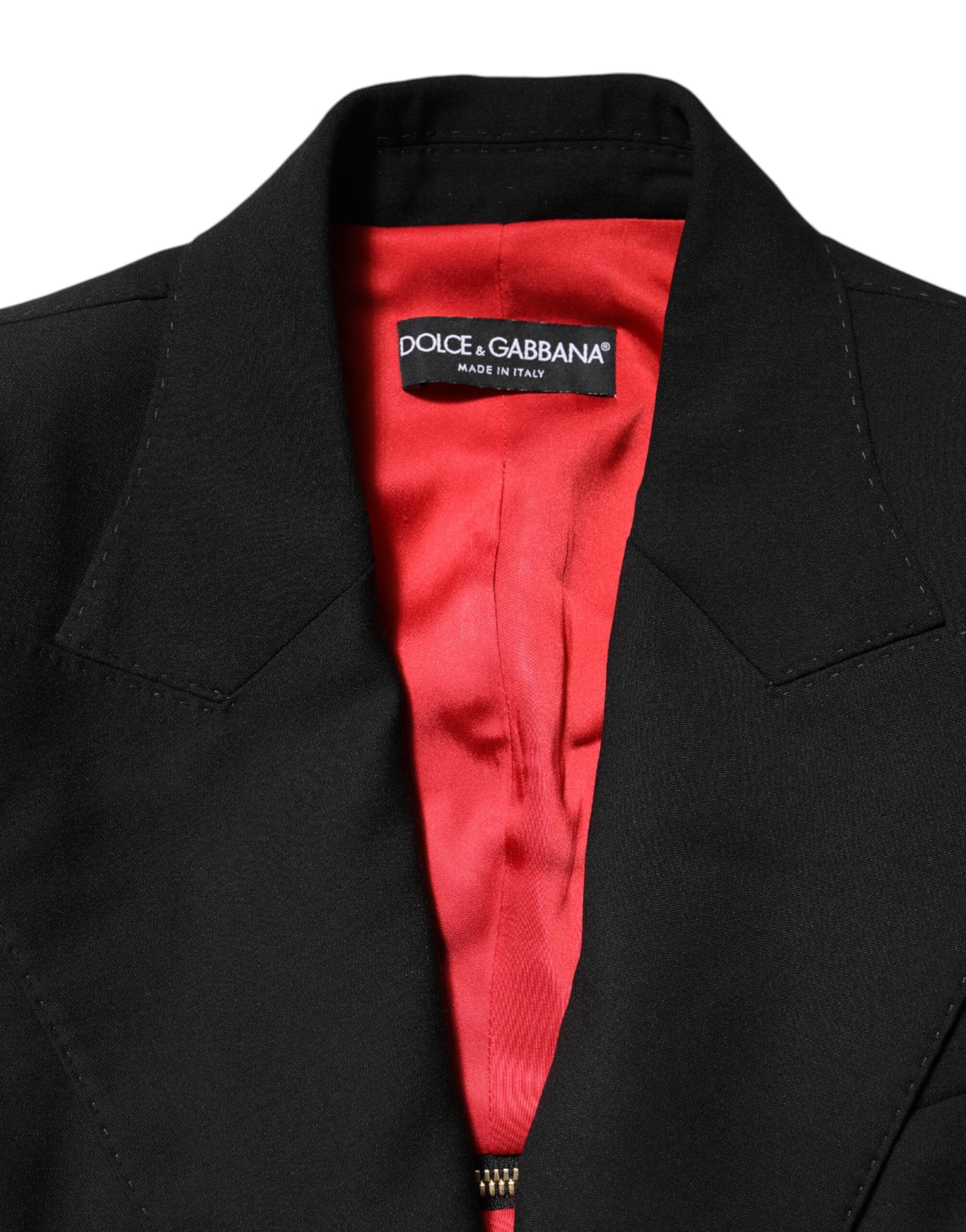 Wool Zipper Detailing Blazer Women's Jacket (Pre-Owned) - Dolce & Gabbana - Modalova